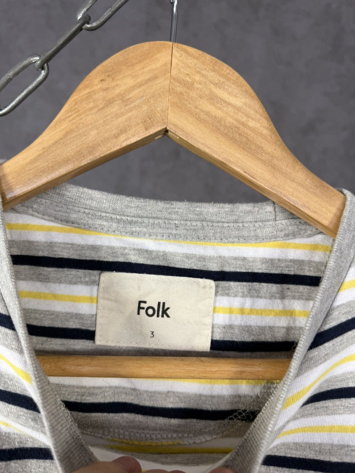 Folk Folk designer striped tee Size US S / EU 44-46 / 1 - 3 Thumbnail