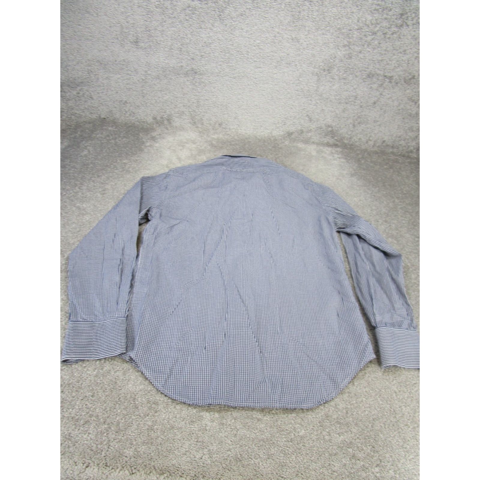 Rag & Bone RAG & BONE Dress Shirt Men’s 15.5 Regular Fit Blue Plaid Long Sleeve Cotton Size 40R - 3 Thumbnail