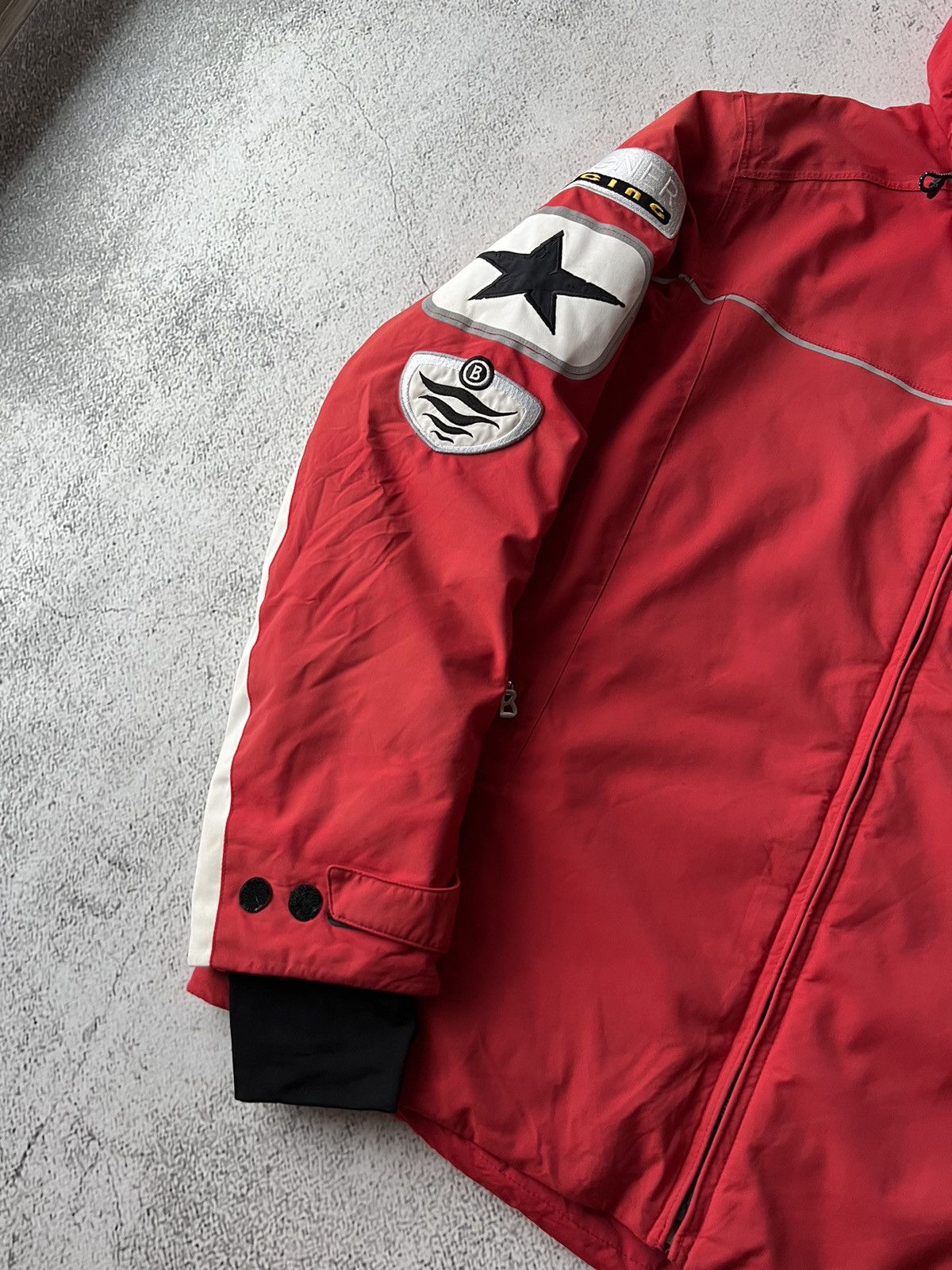 Bogner × Designer Bogner Team Racing Red Insulated Ski Jacket Size US L / EU 52-54 / 3 - 7 Thumbnail