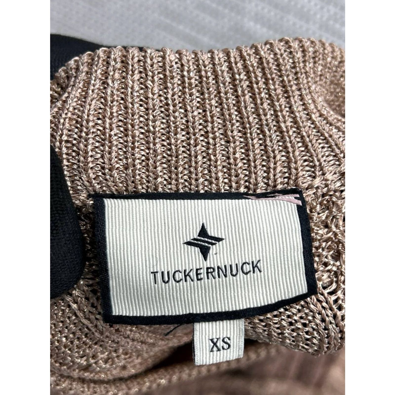 Tuckernuck Sweater Dress Womens XS Brown Knit Midi Crew Neck Pullover  Casual Party/Cocktail Vintage: No