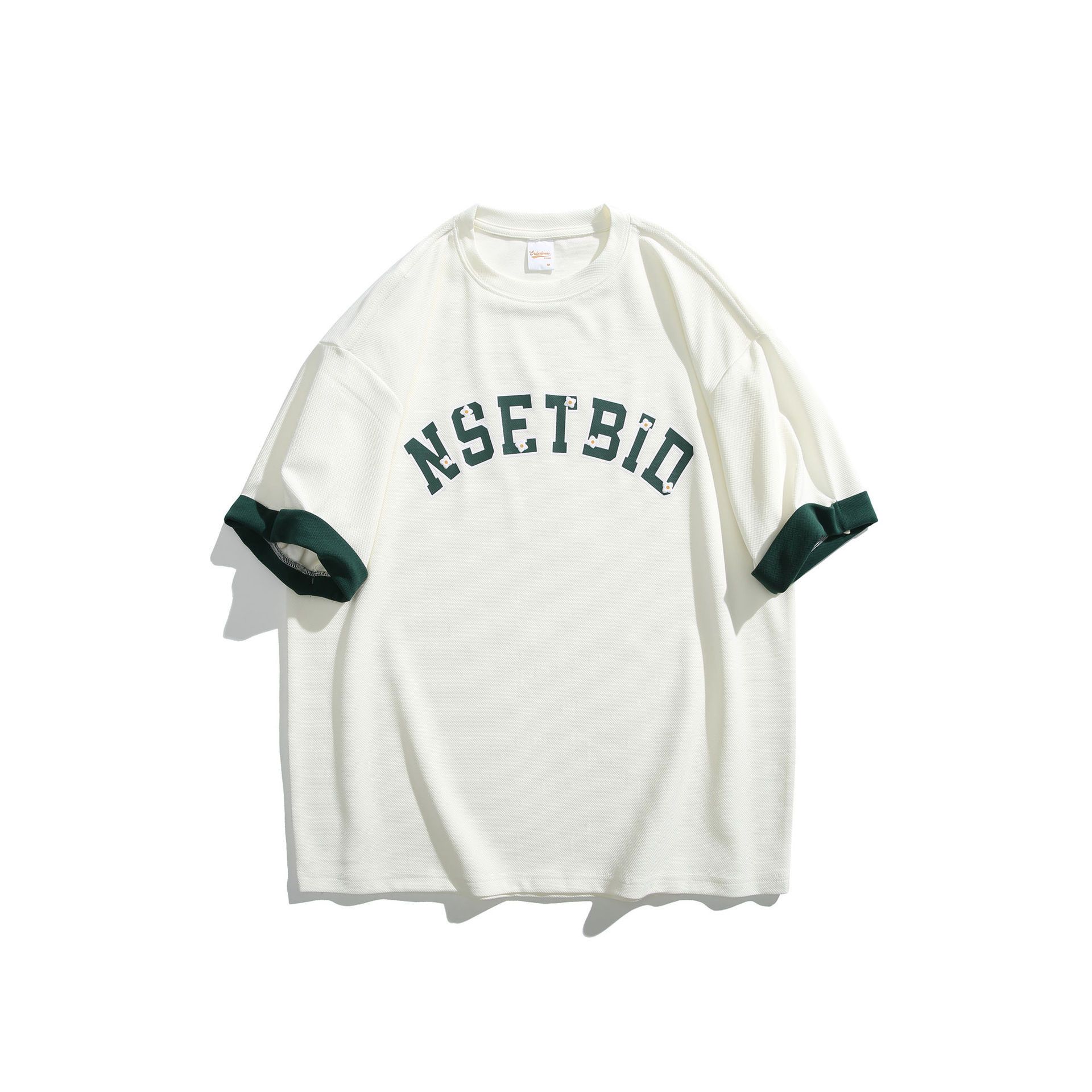 Japanese Brand × Vintage Japanese style fake two-piece men's retro loose T-shirt Size US M / EU 48-50 / 2 - 1 Thumbnail