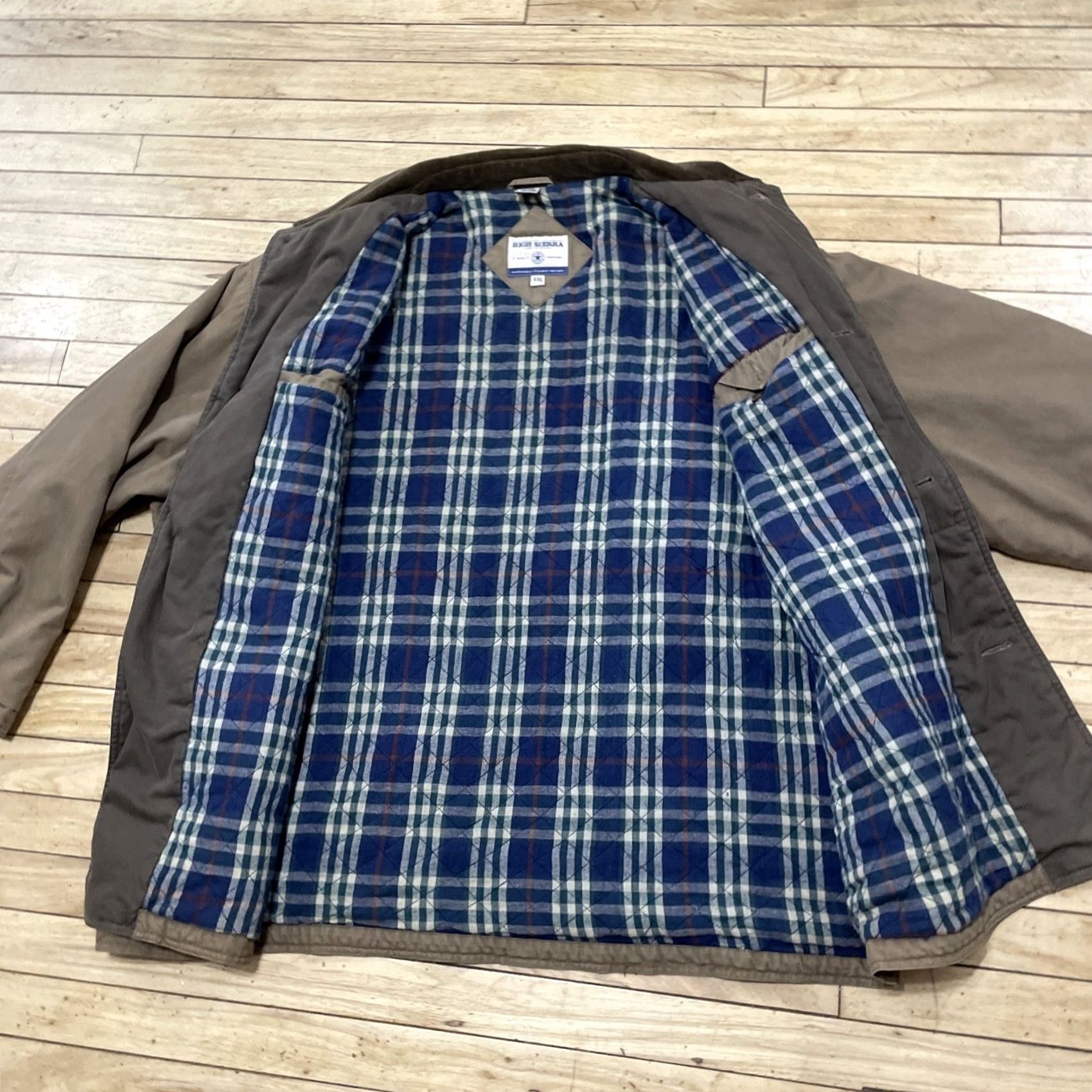 High Sierra VINTAGE High Sierra Jacket Men 2XL Brown Chore Field Barn Military Plaid Lined Coat Jacket/Coat Size US XXL / EU 58 / 5 - 3 Thumbnail
