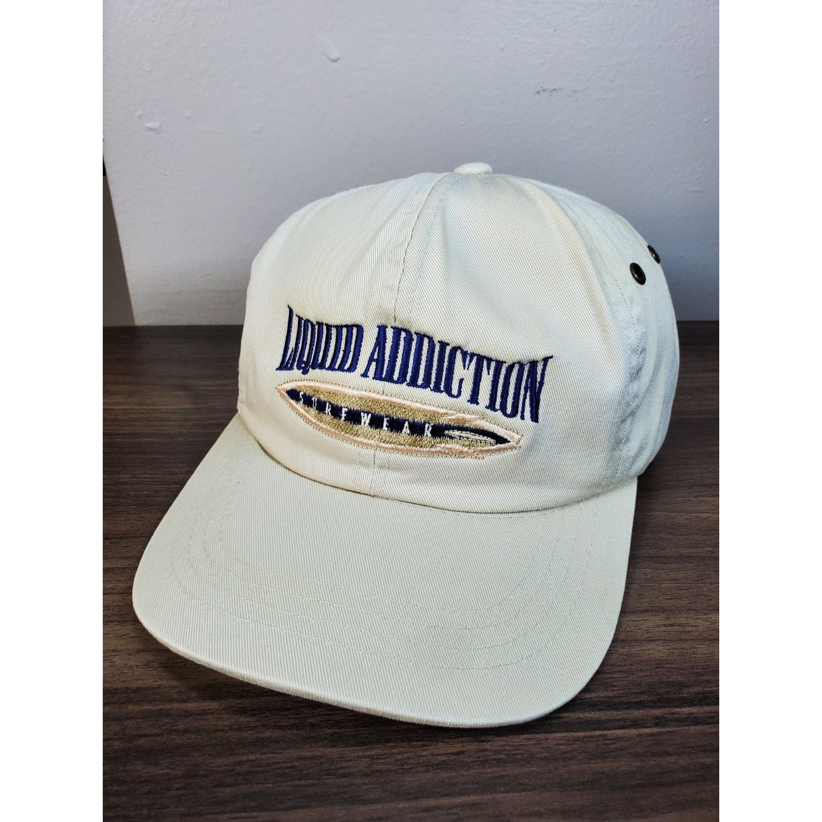 Vintage RARE Liquid Addiction Surf Wear Hat Cap Ft. Lauderdale FL Size ONE SIZE - 1 Thumbnail