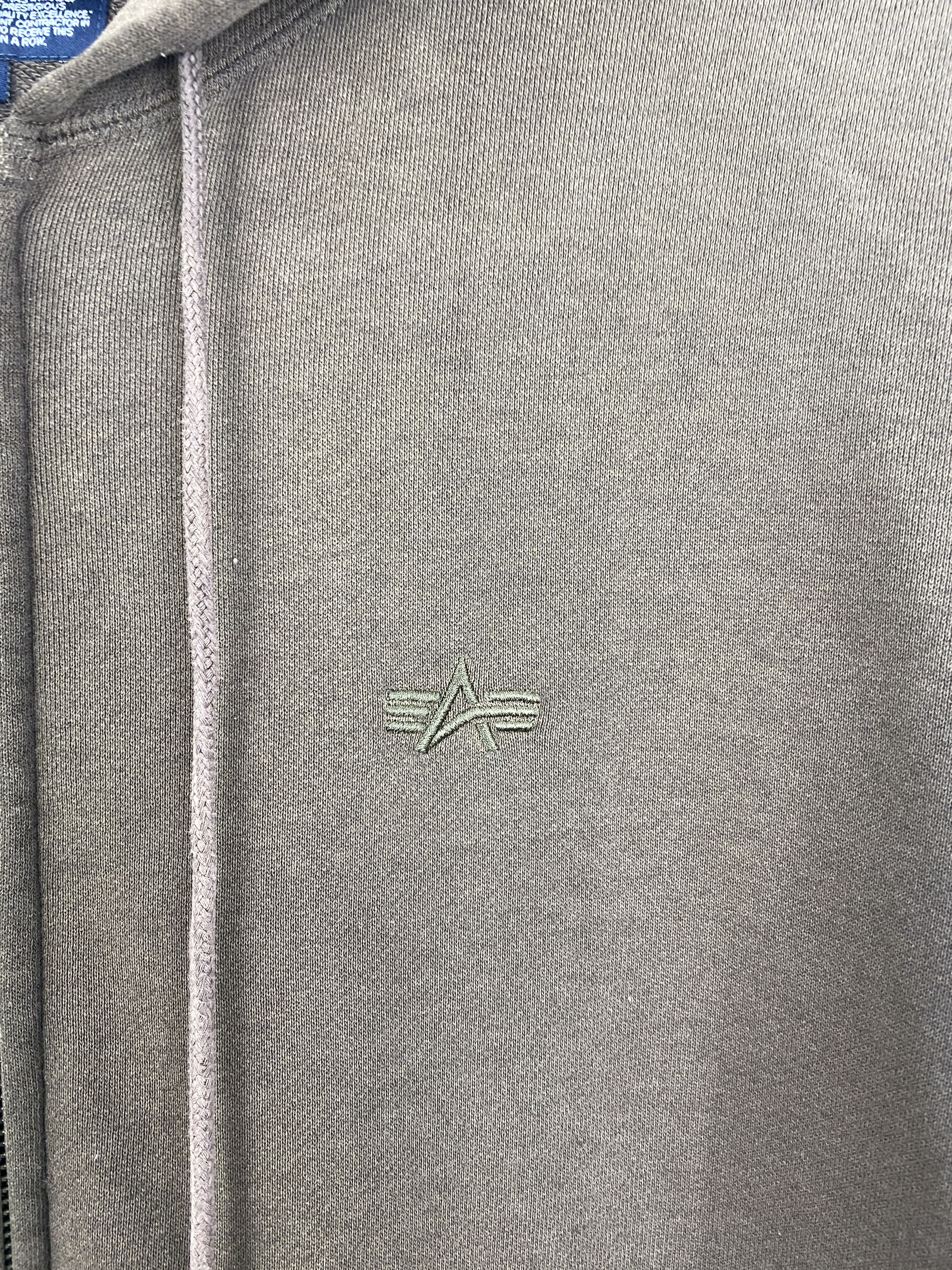 Alpha Industries × Vintage Vintage Alpha Industries Faded Hoodie SH0002 Size US XL / EU 56 / 4 - 7 Thumbnail