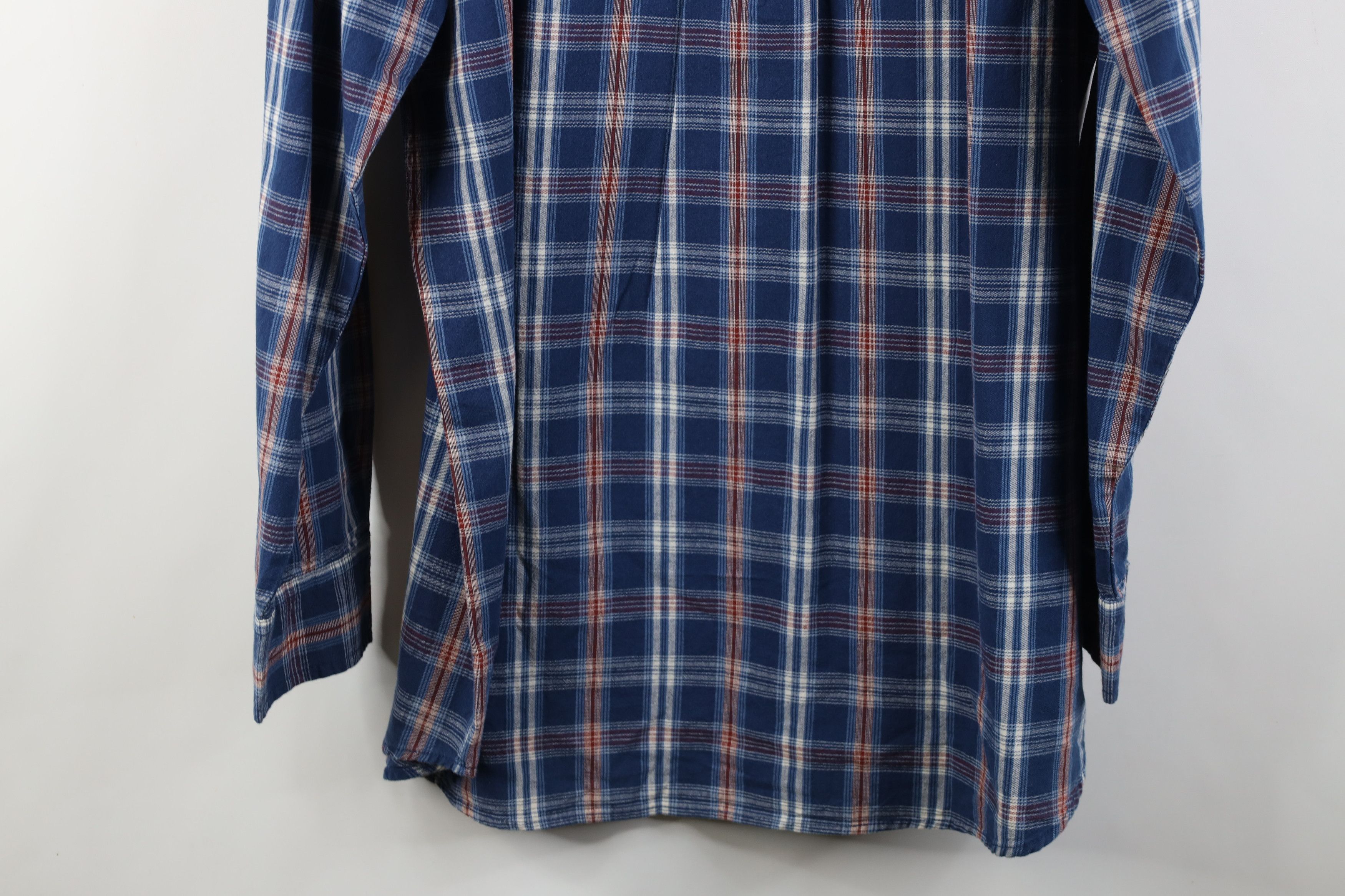 Dickies Deadstock Vintage Dickies Collared Button Down Shirt Plaid Size US XL / EU 56 / 4 - 12 Thumbnail