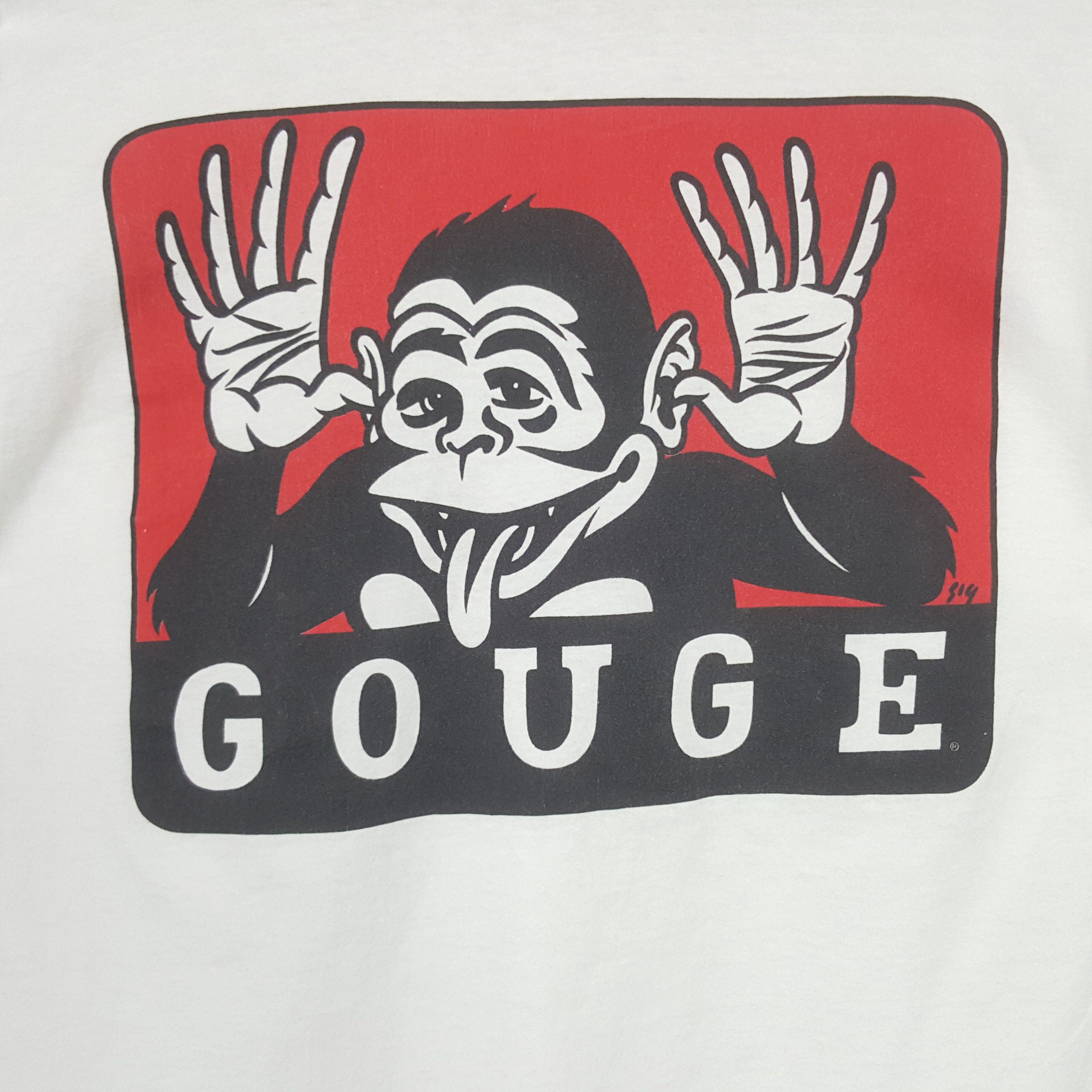 Vintage Vintage Gouge American Skate Style Tshirt RR3 Size US S / EU 44-46 / 1 - 2 Thumbnail