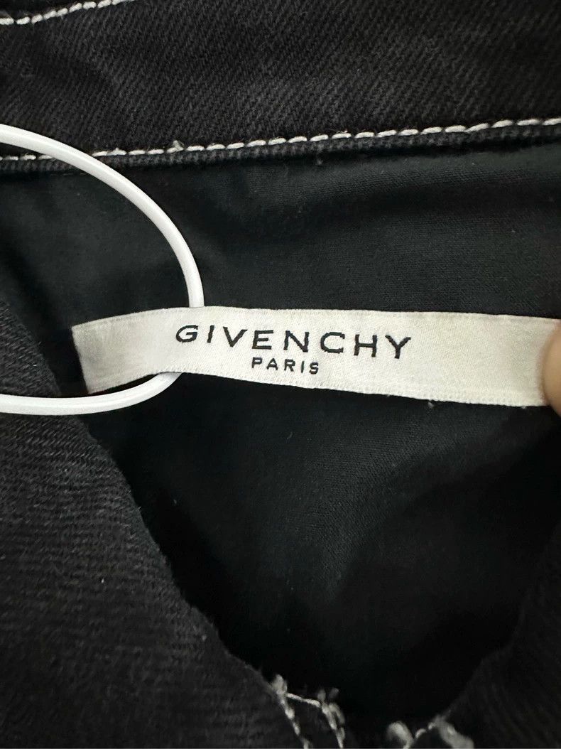 Givenchy Givenchy Collar Five-Star Embroidered Denim Jacket Size US M / EU 48-50 / 2 - 3 Thumbnail