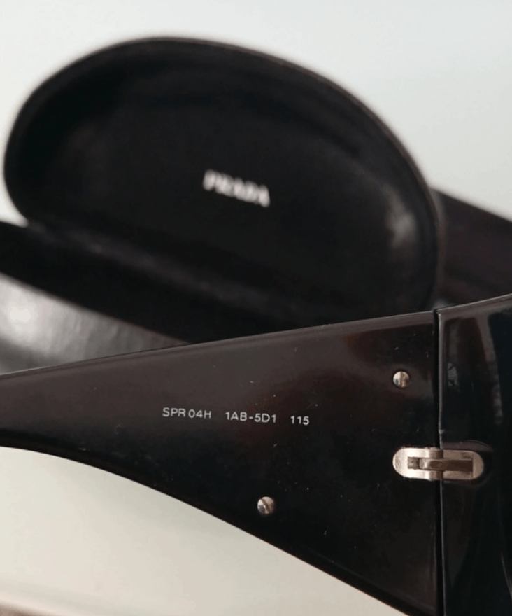 Prada PRADA Sunglasses Rectangle Wrap Shield Metal Symbole RI920 Size ONE SIZE - 6 Thumbnail