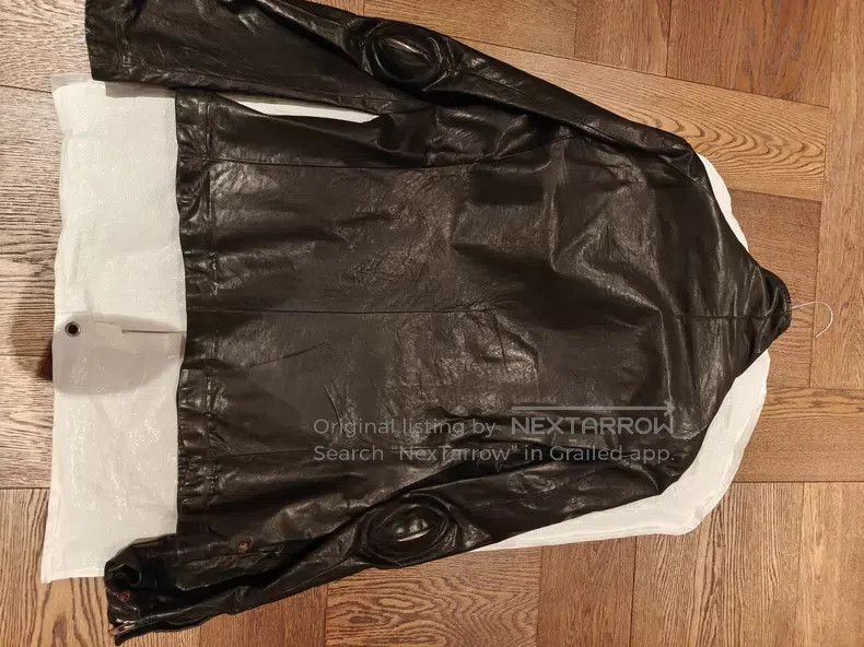 Carol Christian Poell Carol Christian Poell Elbow Titanium Leather Jacket Size US L / EU 52-54 / 3 - 2 Thumbnail