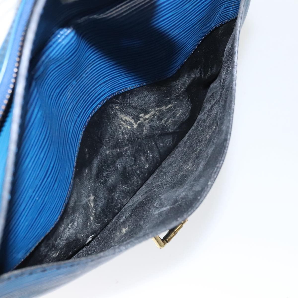 Louis Vuitton LOUIS VUITTON Epi June Feuille Shoulder Bag Blue M52155 Size ONE SIZE - 14 Thumbnail