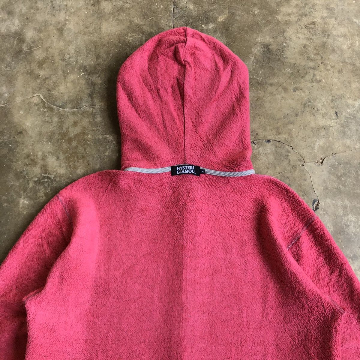 Hysteric Glamour Hysteric Glamour “RocknRoll” Reversible Ziphoodie Grey/Pink Size US L / EU 52-54 / 3 - 13 Thumbnail