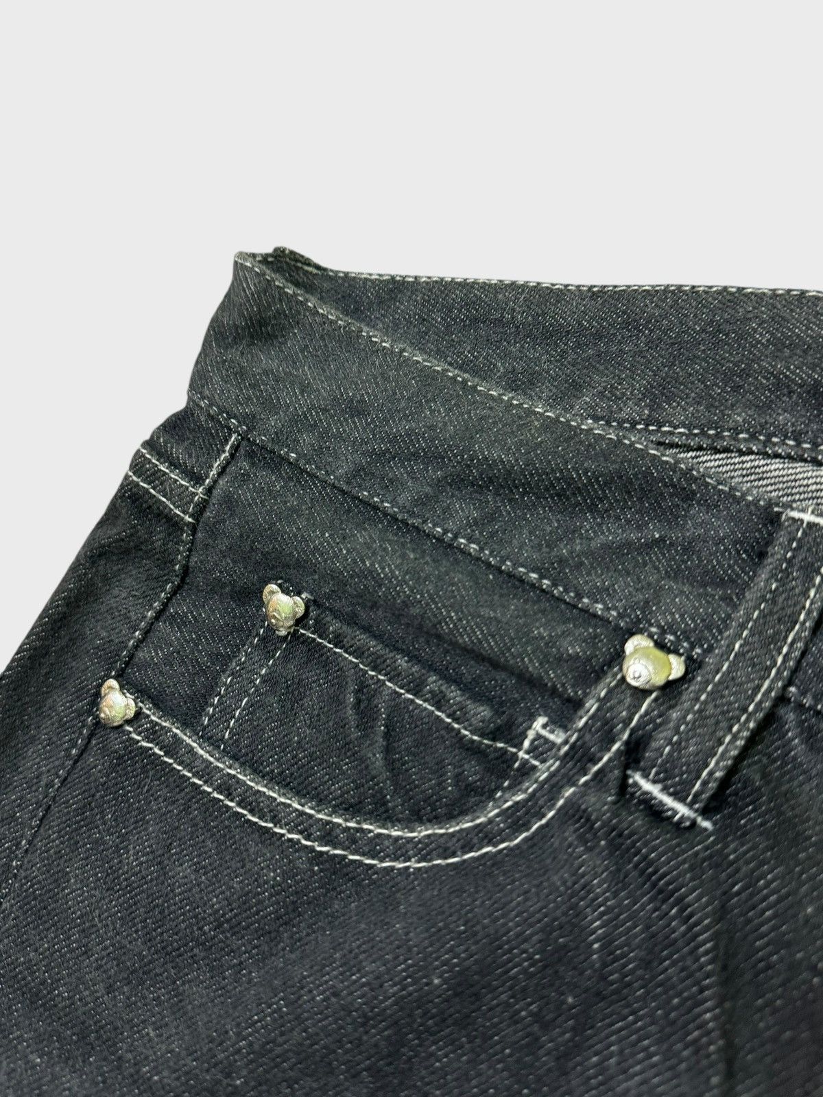 Japanese Brand × Pink House VTG Pink House Embroidered Bear Denim Jeans Size US 29 - 9 Thumbnail