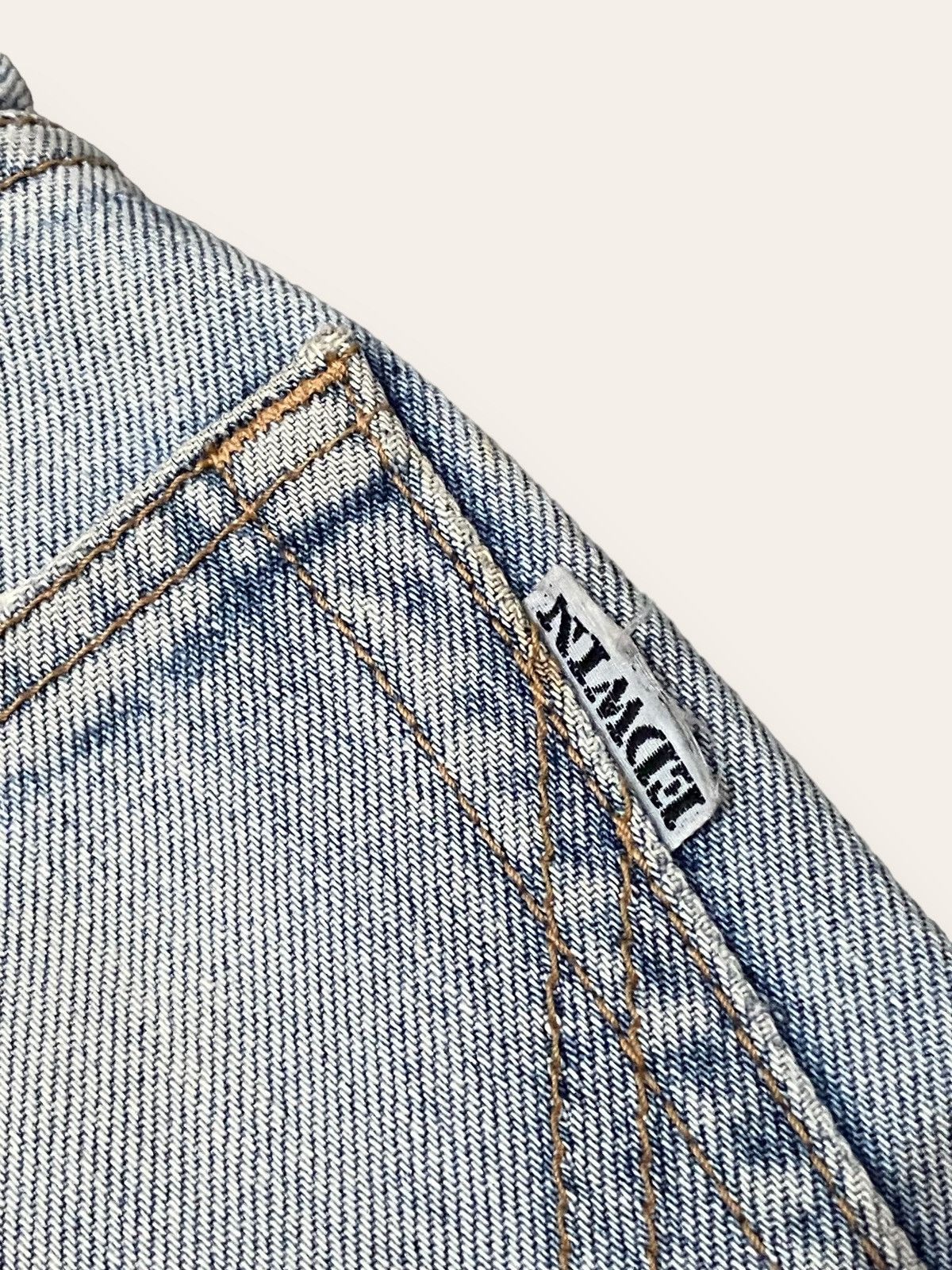 Edwin × Jean Vintage Edwin Japan Sun Wash Patches Distressed Jeans Size US 30 / EU 46 - 15 Thumbnail