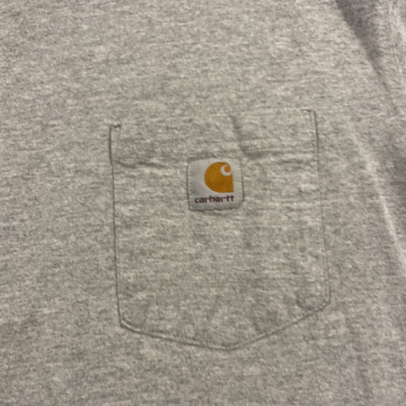 Carhartt Carhartt T-Shirt Mens XL Short Sleeve Crew Neck Gray Pocket Loose Fit Size US XL / EU 56 / 4 - 3 Thumbnail