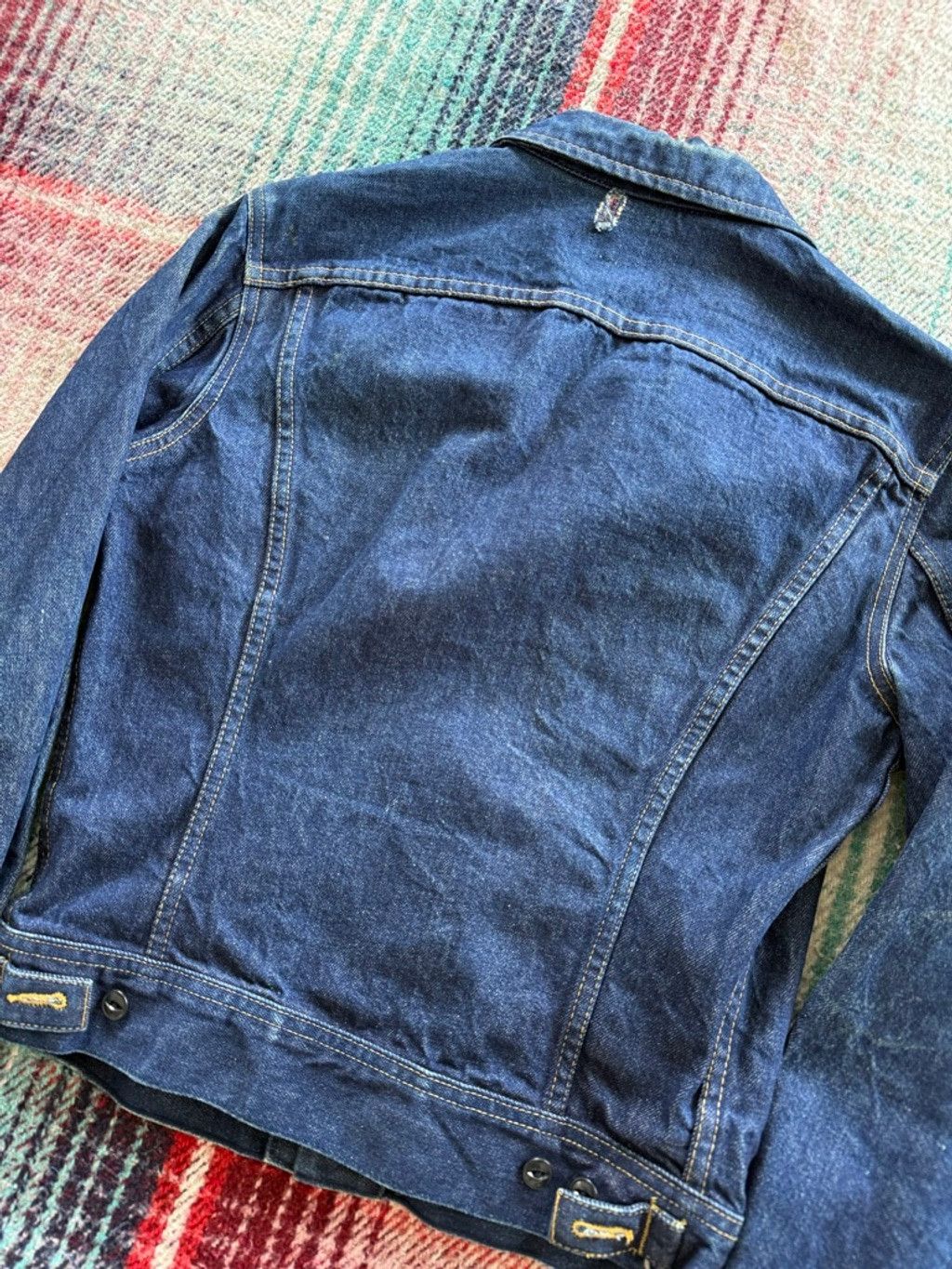 Lee 70s Lee Riders Dark Wash Denim Jacket S Size US S / EU 44-46 / 1 - 4 Thumbnail