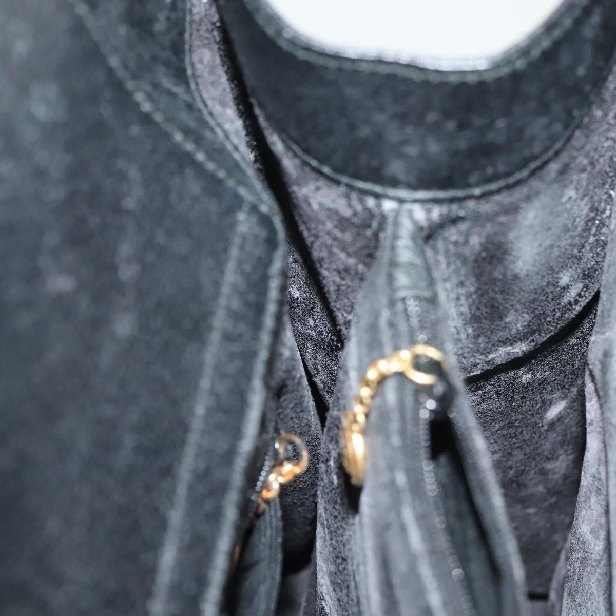 Gucci GUCCI Bamboo Hand Bag Leather Black Gold 002 1186 002 1186 Size ONE SIZE - 17 Thumbnail