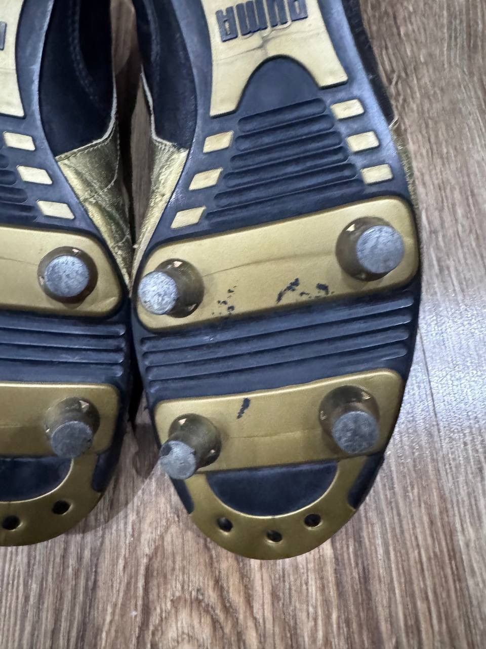 Puma Rare Puma TORERO Gold Maradona Football Boots West Germany Size US 7.5 / EU 40-41 - 18 Thumbnail