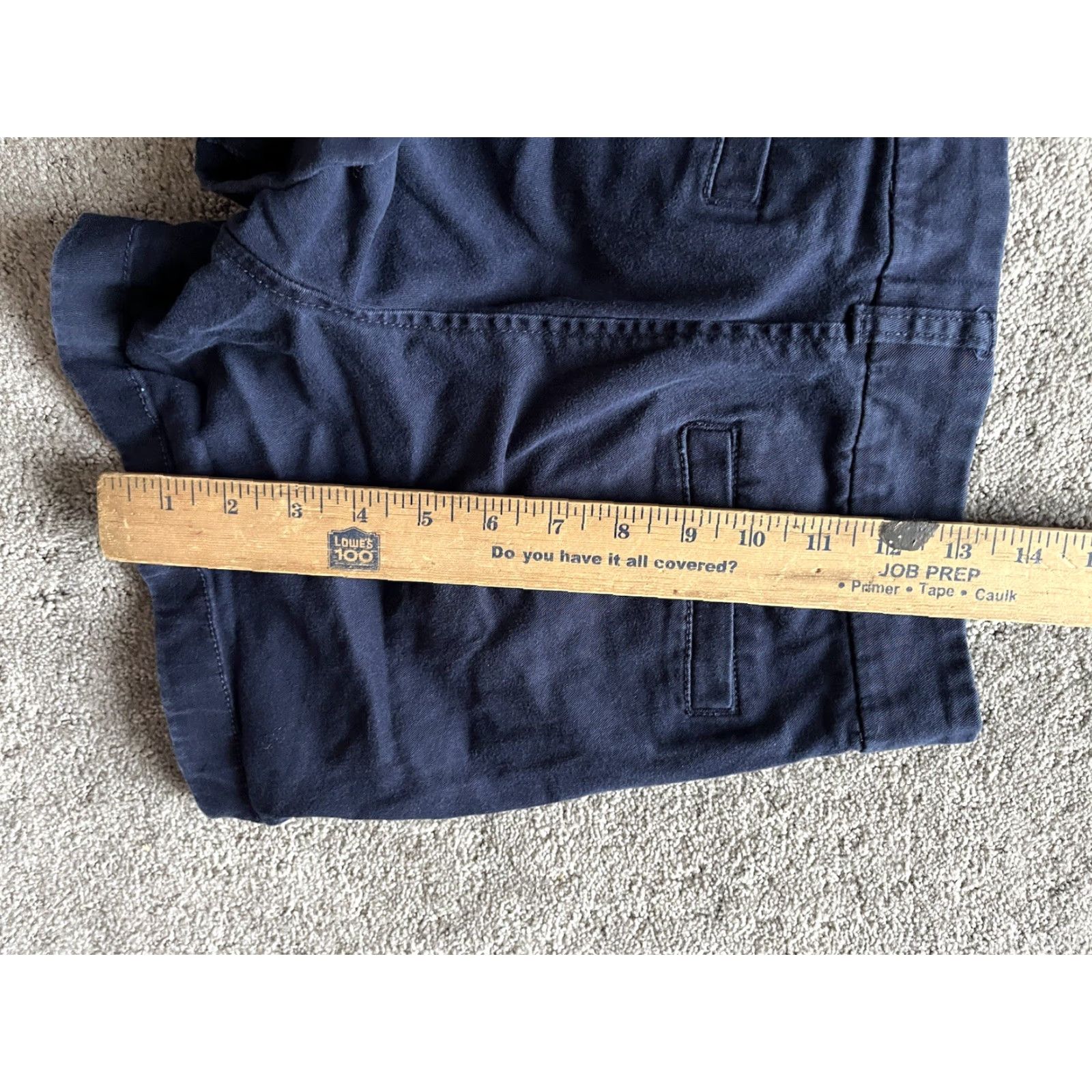 J.Crew VINTAGE J.CREW Women's Chino Shorts Size 2 Adult Navy Blue 5" Stretch Size 26" / US 2 / IT 38 - 4 Thumbnail