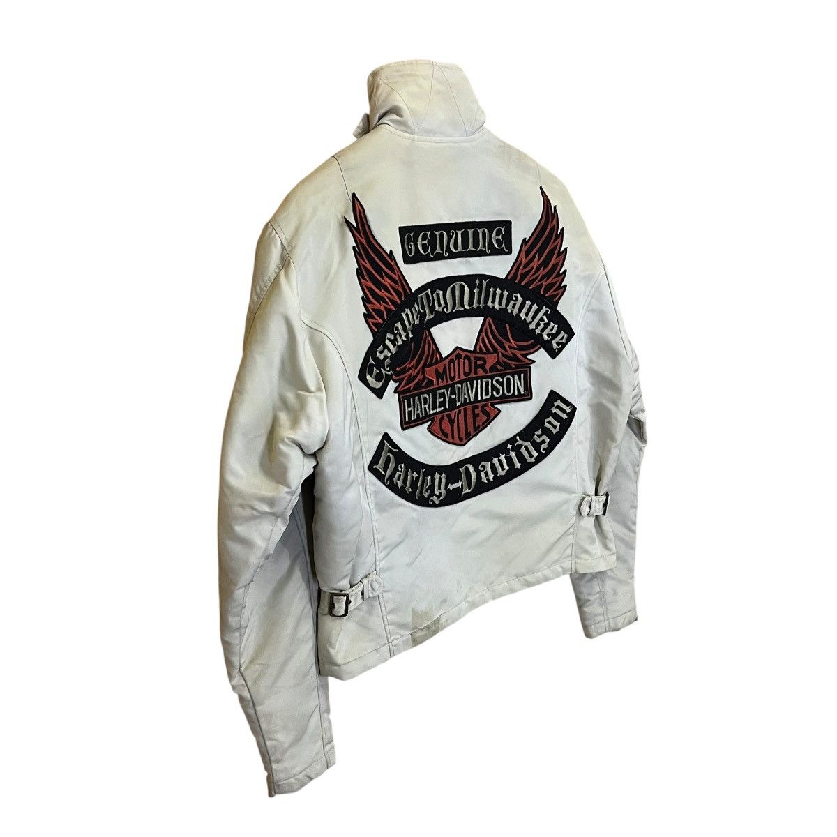 Harley Davidson Vintage 90s Harley Davidson Motorcycle Zipper Jacket Size US M / EU 48-50 / 2 - 10 Thumbnail