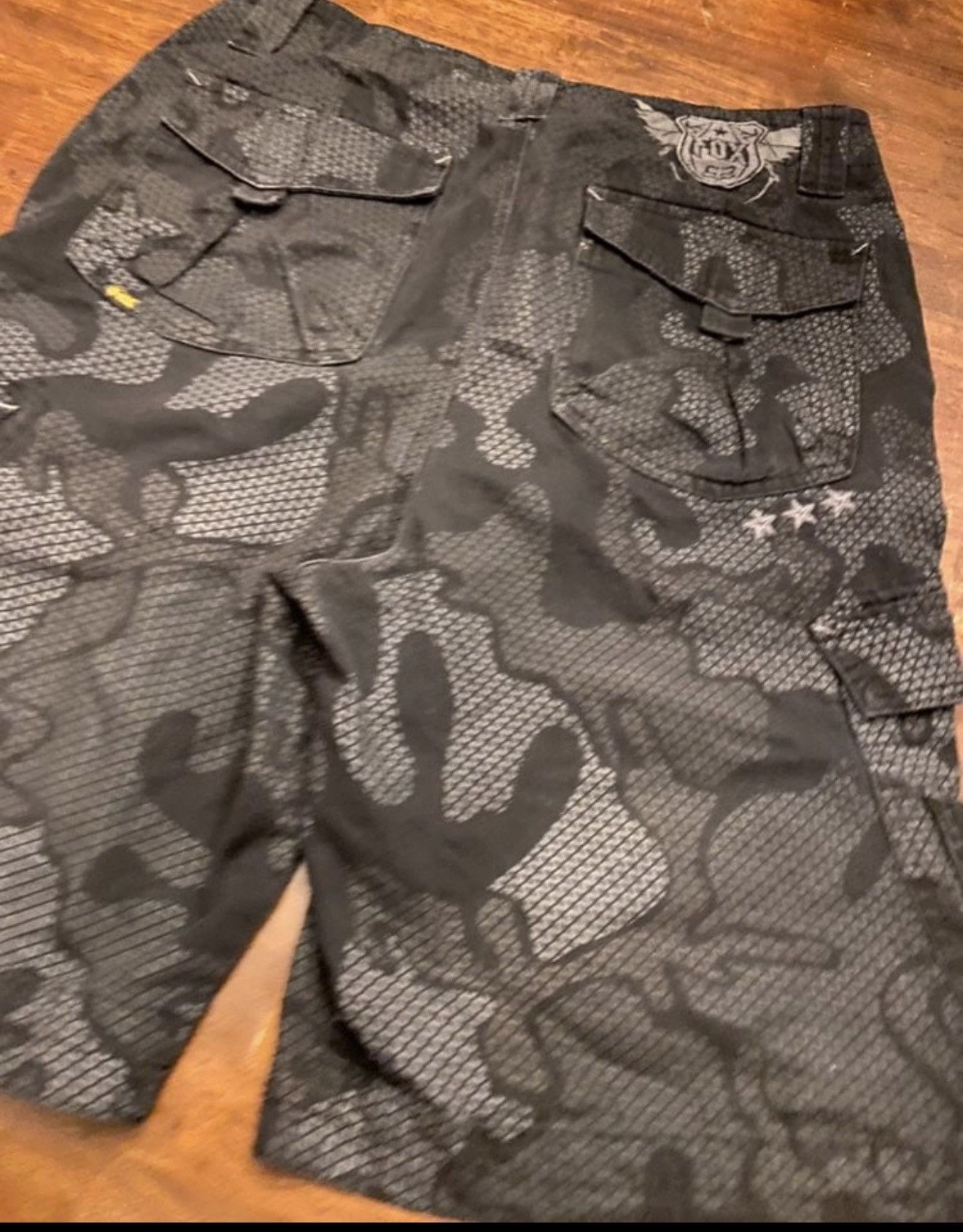 Fox Racing Fox Racing Black Camo Cargo Shorts Size 30W LN Size US 30 / EU 46 - 5 Thumbnail