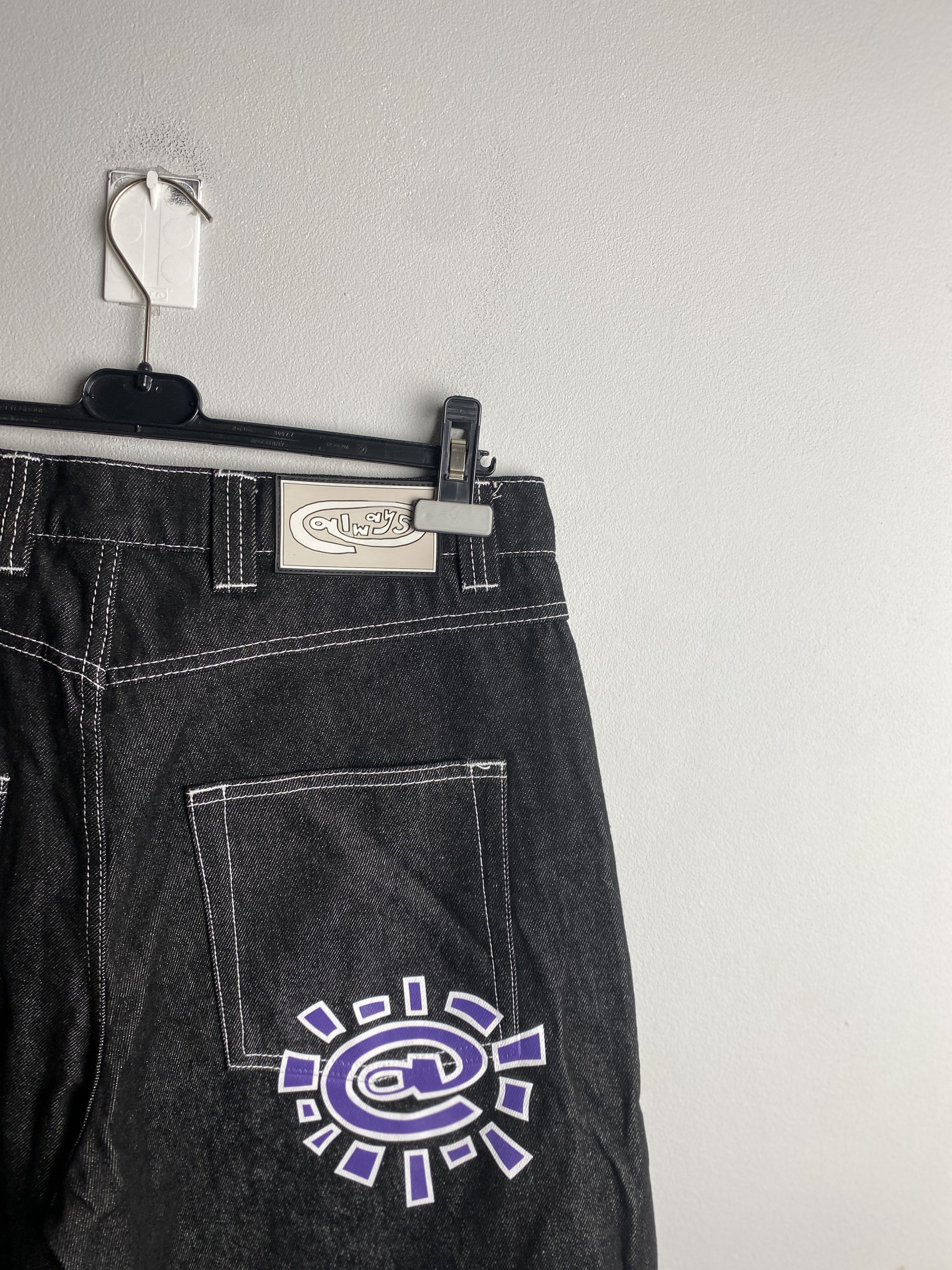 Affliction × Vintage Vintage printed jeans baggy denim pants Size US 34 / EU 50 - 5 Thumbnail
