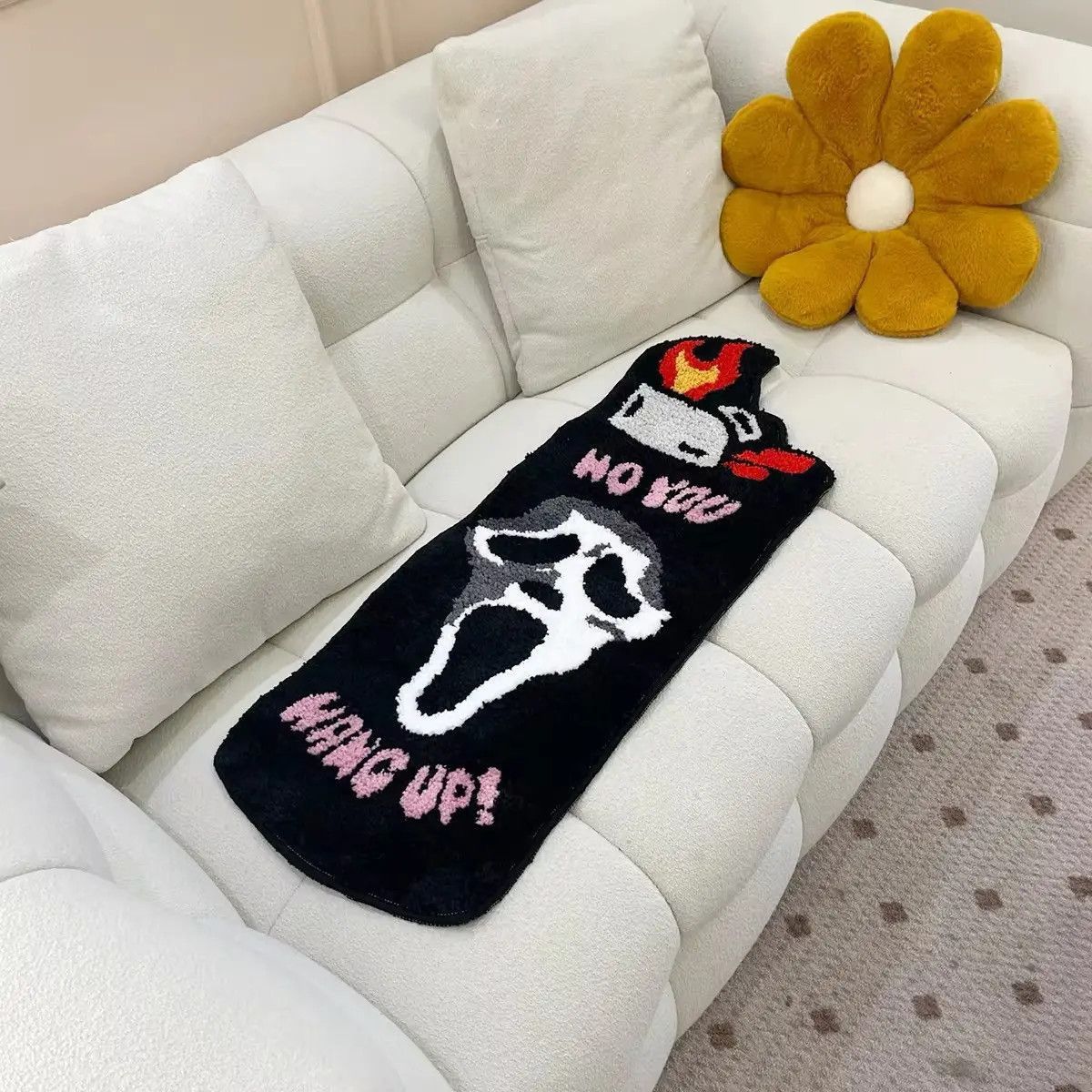 Other Black Ghost Lighter Flocking Rug Size ONE SIZE - 3 Thumbnail