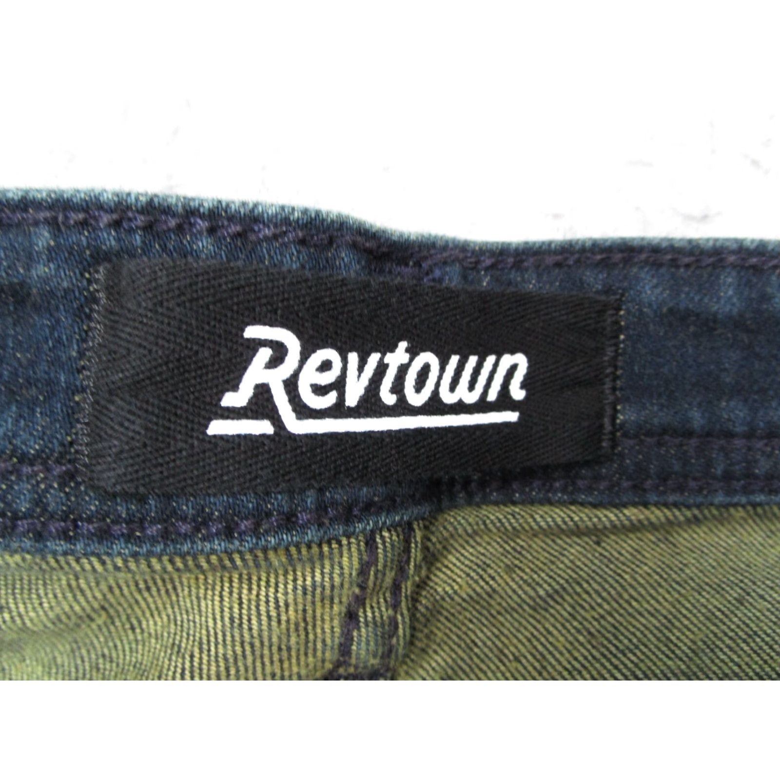 Denime Revtown Jeans Men's 36x32 Blue Automatic Straight Mid Rise Denim Classic Size US 36 / EU 52 - 3 Thumbnail