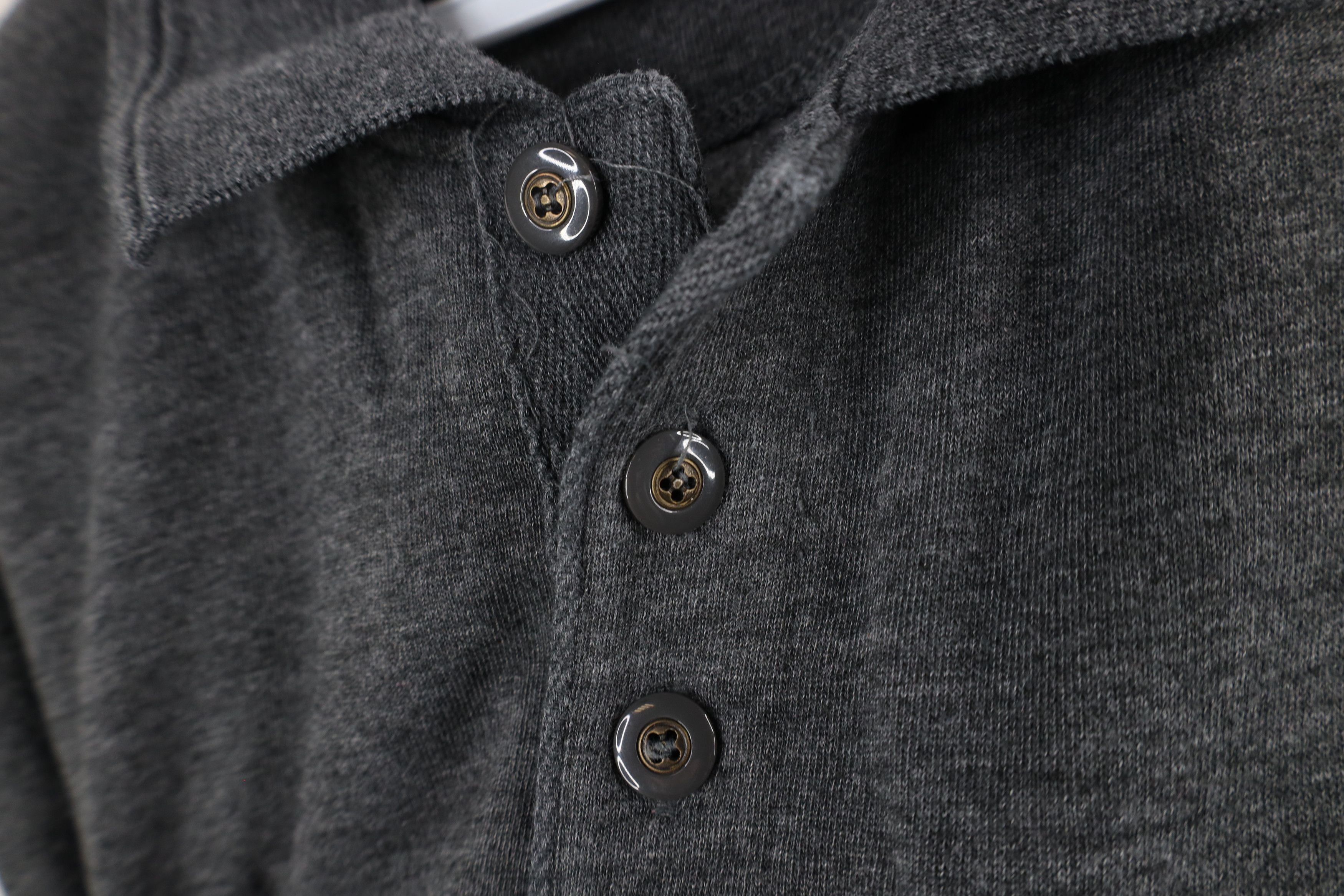 Vintage Vintage 90s Streetwear Collared Pullover Sweatshirt Gray Size US L / EU 52-54 / 3 - 7 Thumbnail