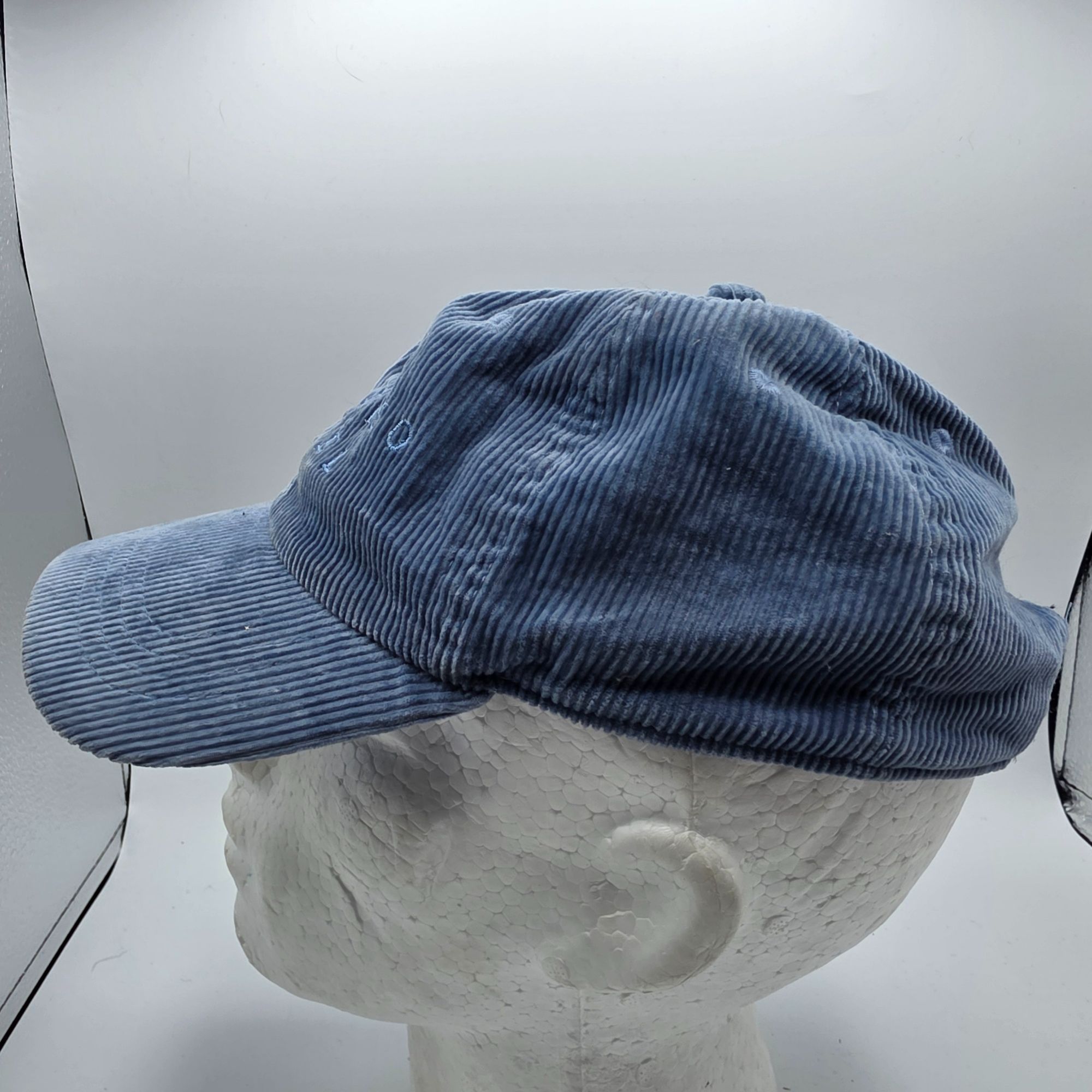 Cotton On Cotton On Paradiso Motel Adults Blue Corduroy Hat Cap Casual Size ONE SIZE - 2 Thumbnail