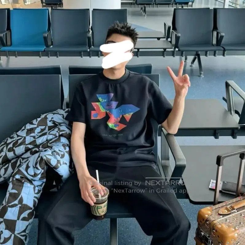 Louis Vuitton Louis Vuitton Black Nylon T. Size L / US 10 / IT 46 - 9 Thumbnail