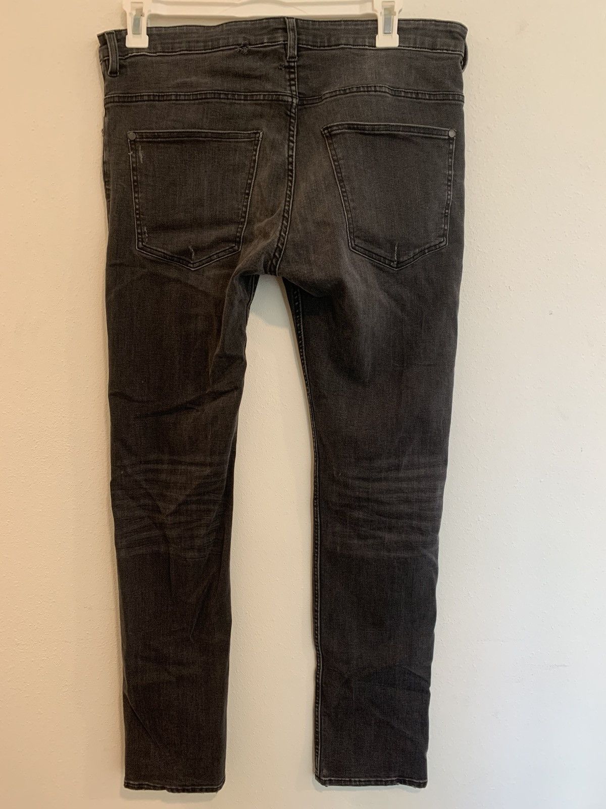 Vintage faded distressed skinny jeans Size US 34 / EU 50 - 6 Thumbnail