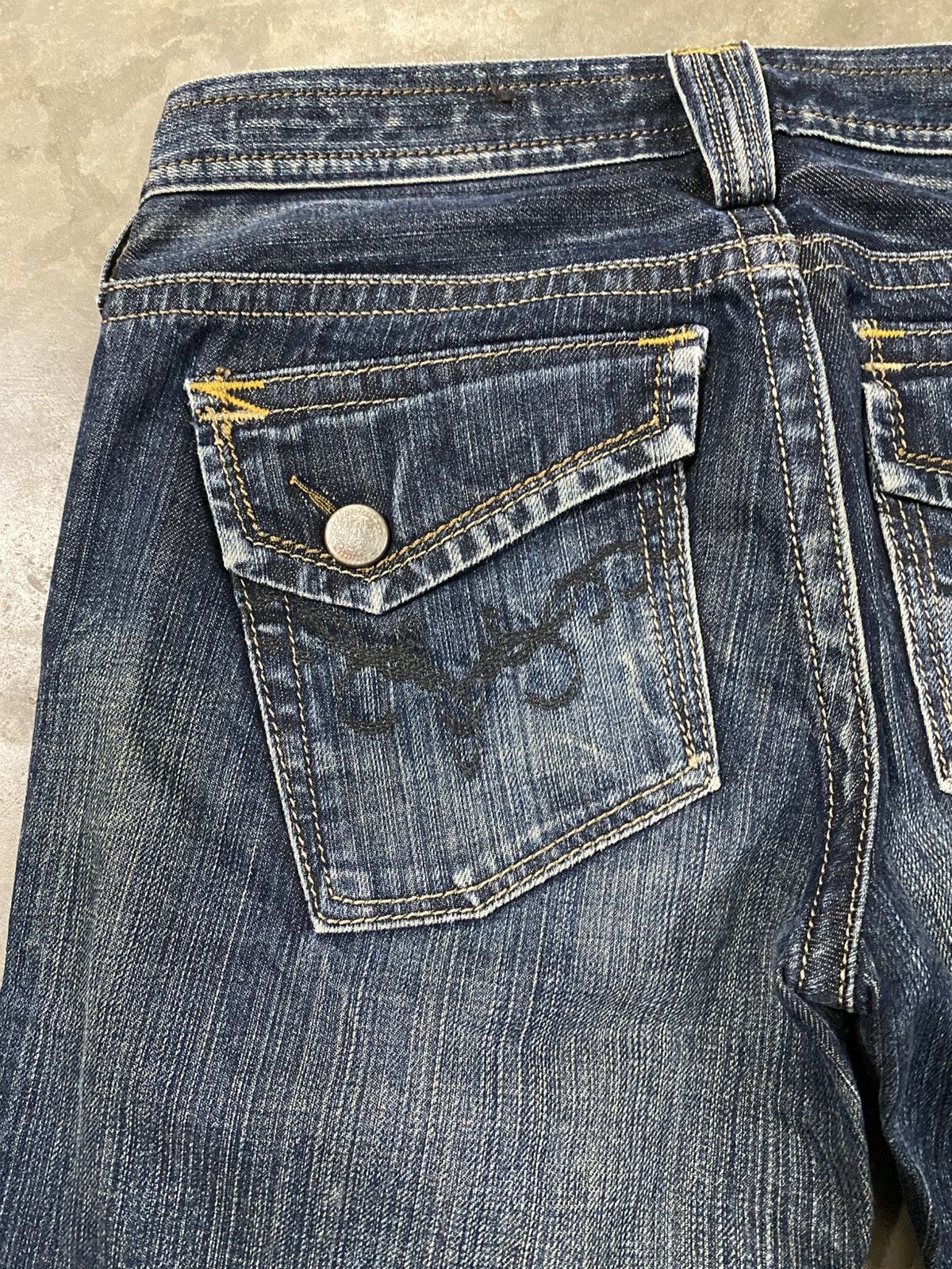 Hysteric Glamour × If Six Was Nine × Tornado Mart Super Flare Jeans Brappers Japan Brand Bootcut Flared @278 Size US 28 / EU 44 - 5 Thumbnail