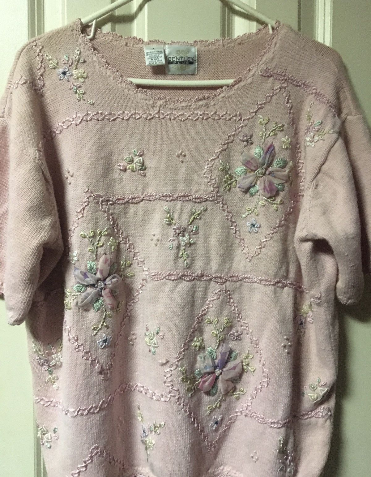 Vintage Vintage TR Bentley Beautiful Pink Women’s Sweater XL Size XL / US 12-14 / IT 48-50 - 5 Thumbnail