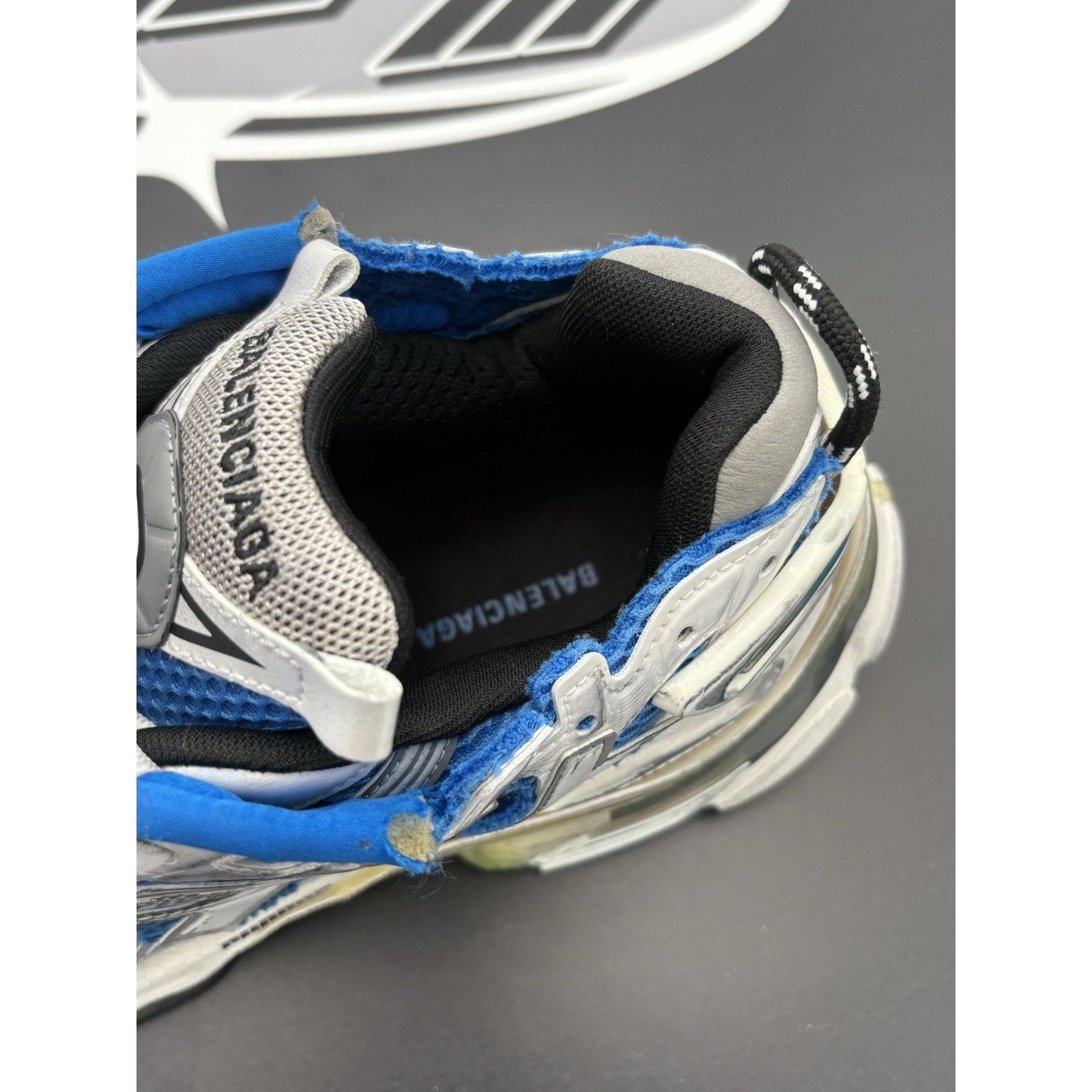 Balenciaga Balenciaga Runner ' White, Blue ' | ONLY WORN 3x Size US 10 / EU 43 - 12 Thumbnail