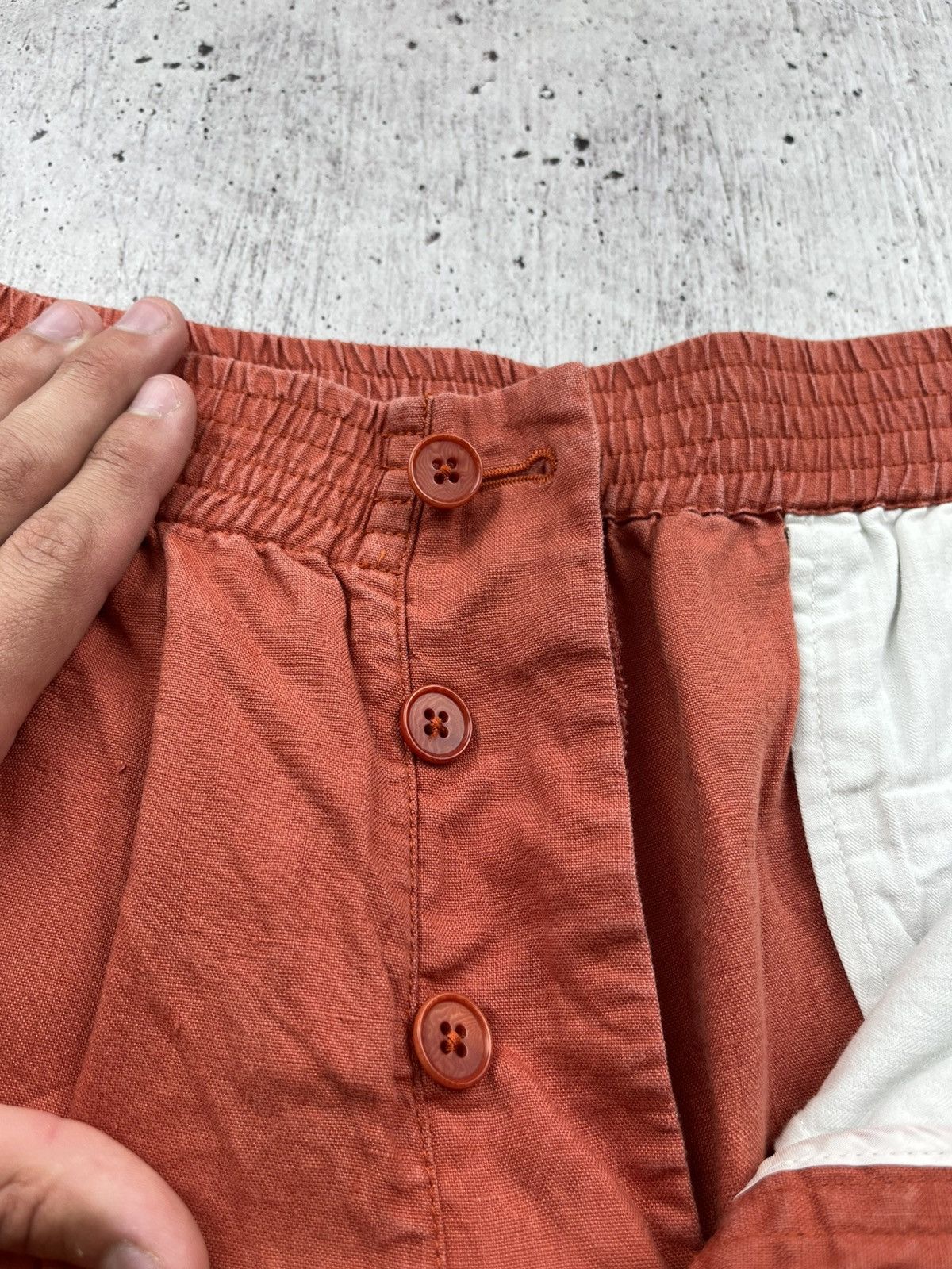 Hermes Vintage Hermes Linen Shorts Luxury Old Money Size US 34 / EU 50 - 3 Thumbnail