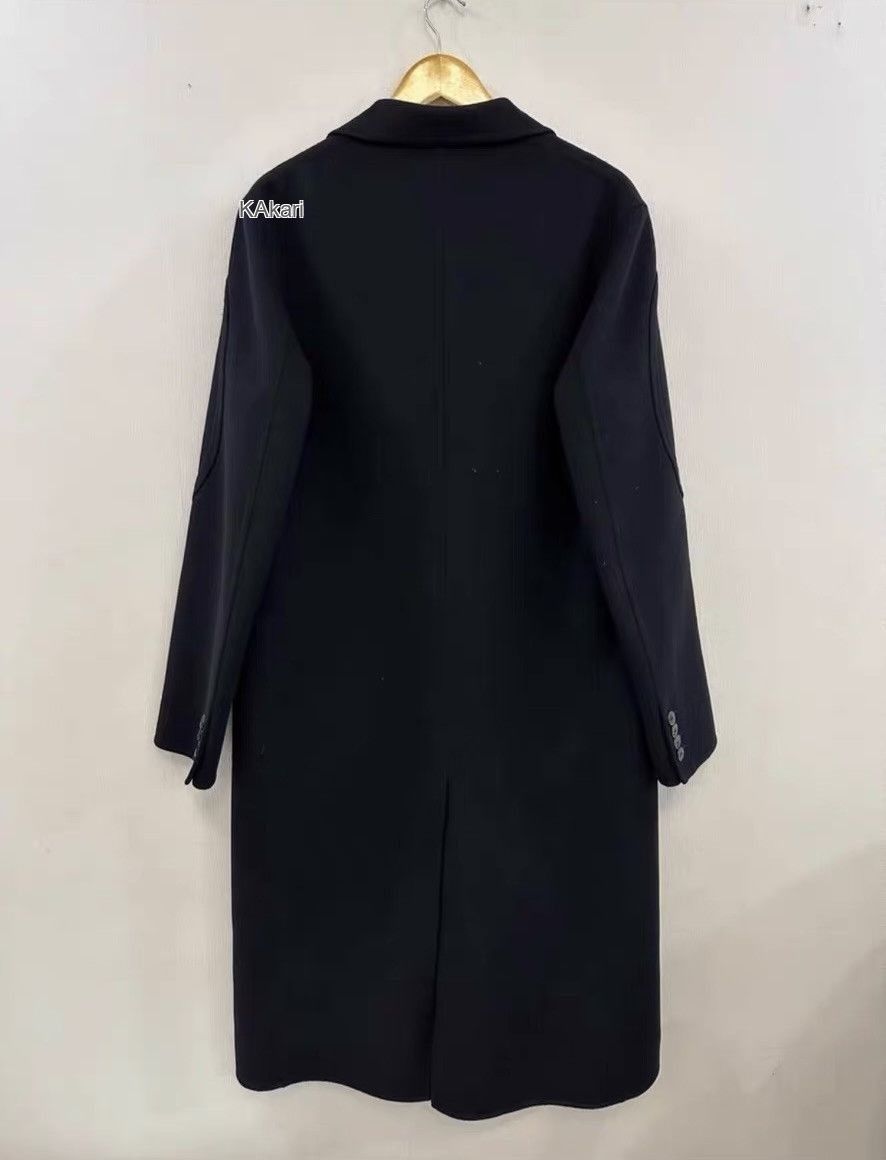 Valentino Black Long Structured Coat Size M Size US M / EU 48-50 / 2 - 1 Thumbnail