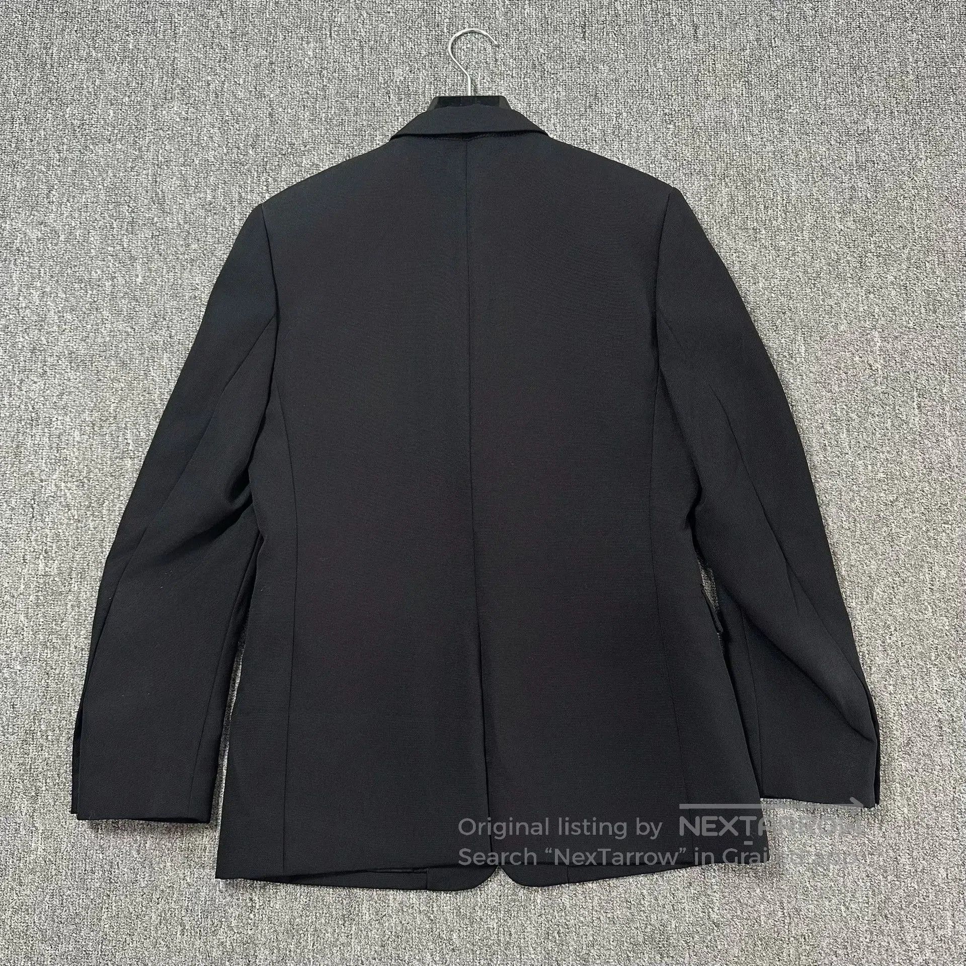 Kris Van Assche Dior Homme 18ss Wheat Logo Wool Blazer. Size US M / EU 48-50 / 2 - 3 Thumbnail