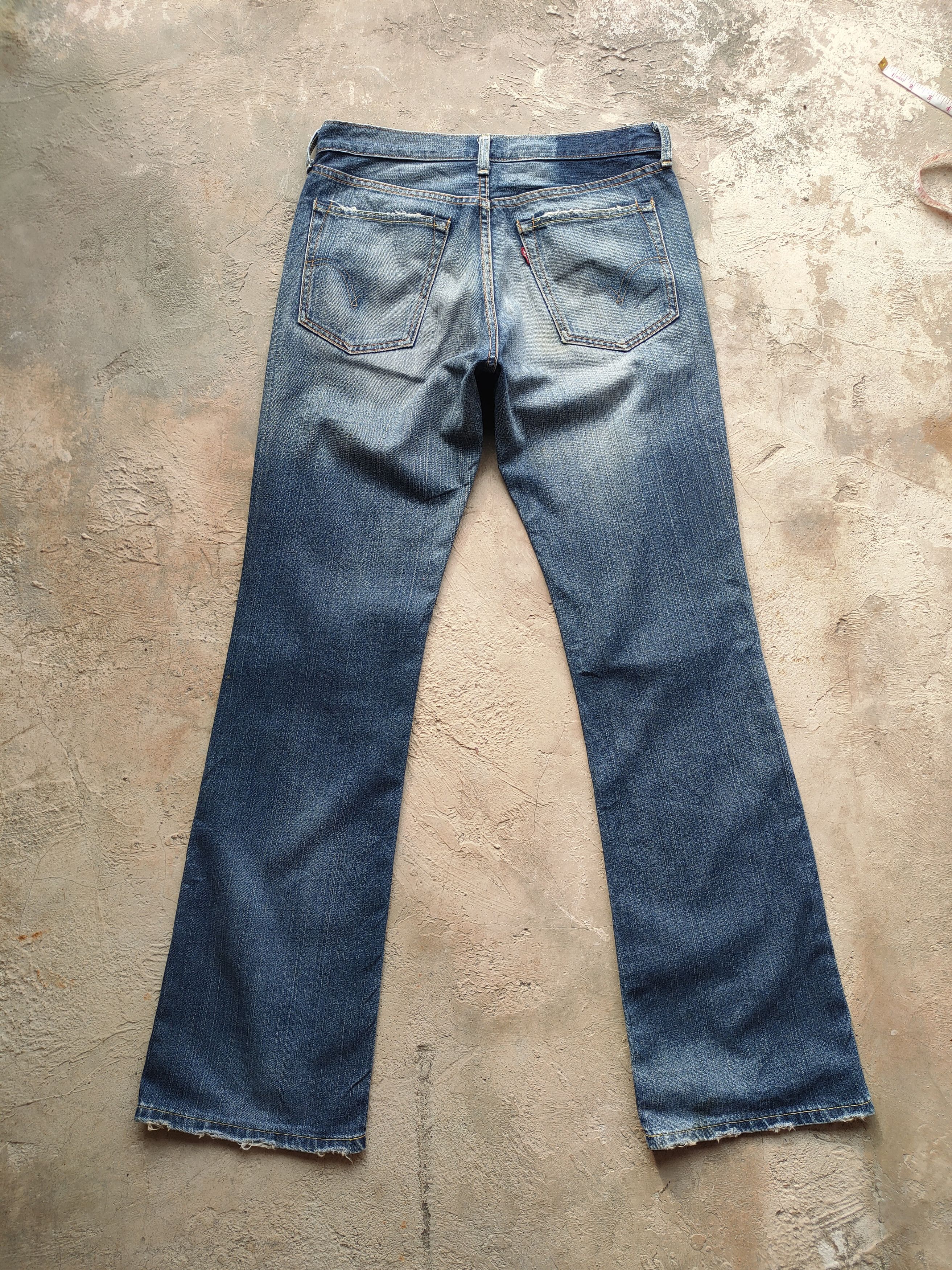 Levi's Vintage Clothing VINTAGE LEVI'S 517 RUSTY FLARE DISTRESSED FADED JEANS PANTS Size US 31 - 9 Thumbnail