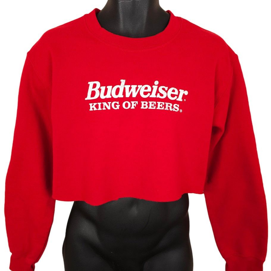 Other Budweiser Sweatshirt Mens Size Small Red Crop Top Beer Size US S / EU 44-46 / 1 - 2 Thumbnail