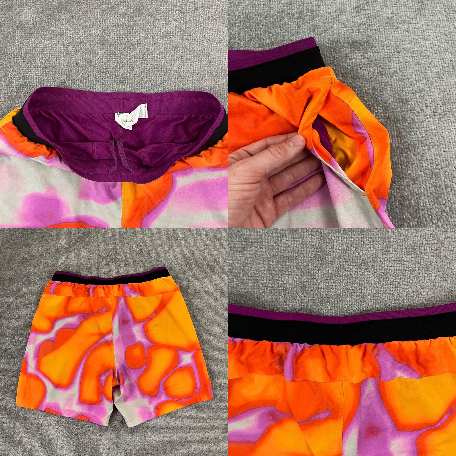 Fabletics FABLETICS Shorts Mens Large x 7" Lined Multicolor Colorful Gym Training Workout Size US 33 - 8 Thumbnail