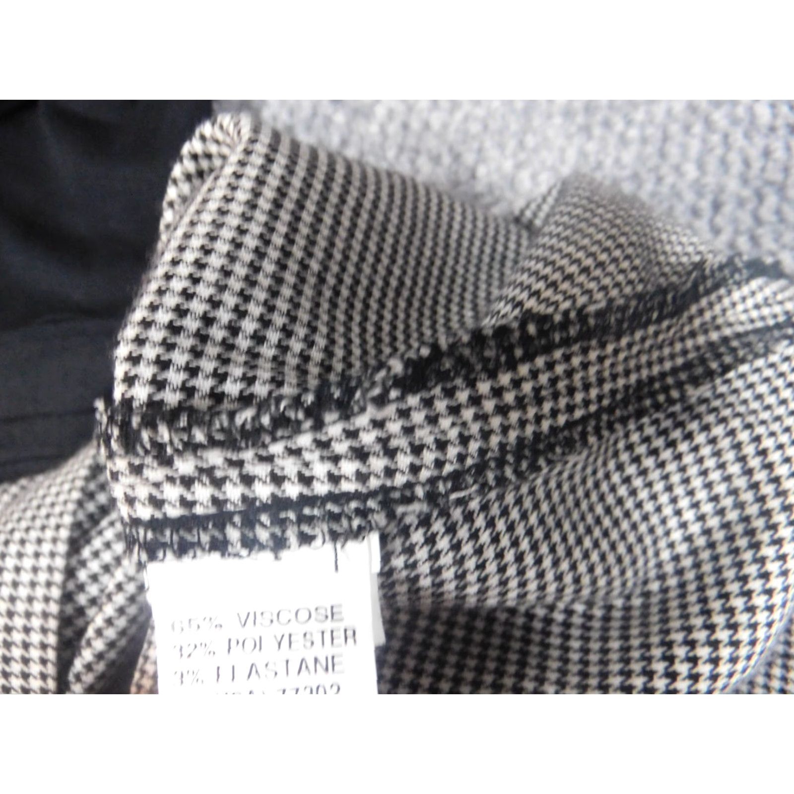 Zara Zara Dress Dress Pencil Gray Plaid Knit Stretch Viscose Rayon Knee Length Casual Formal M Womens Regular XS? No, use M; Wait—structure: Remove. Size M / US 6-8 / IT 42-44 - 7 Thumbnail
