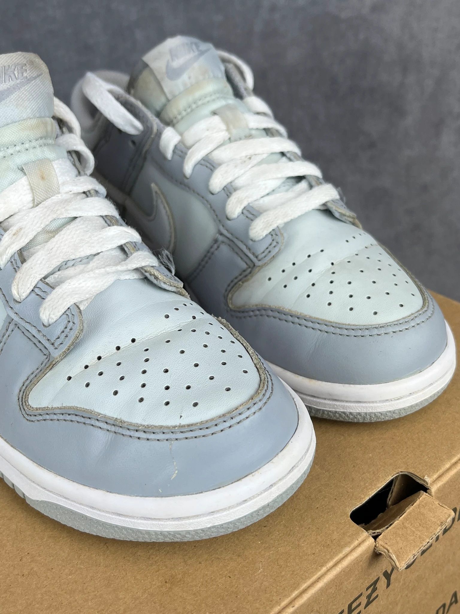 Nike Nike Dunk Low grey vintage sneakers Size US 5 / EU 37 - 5 Thumbnail