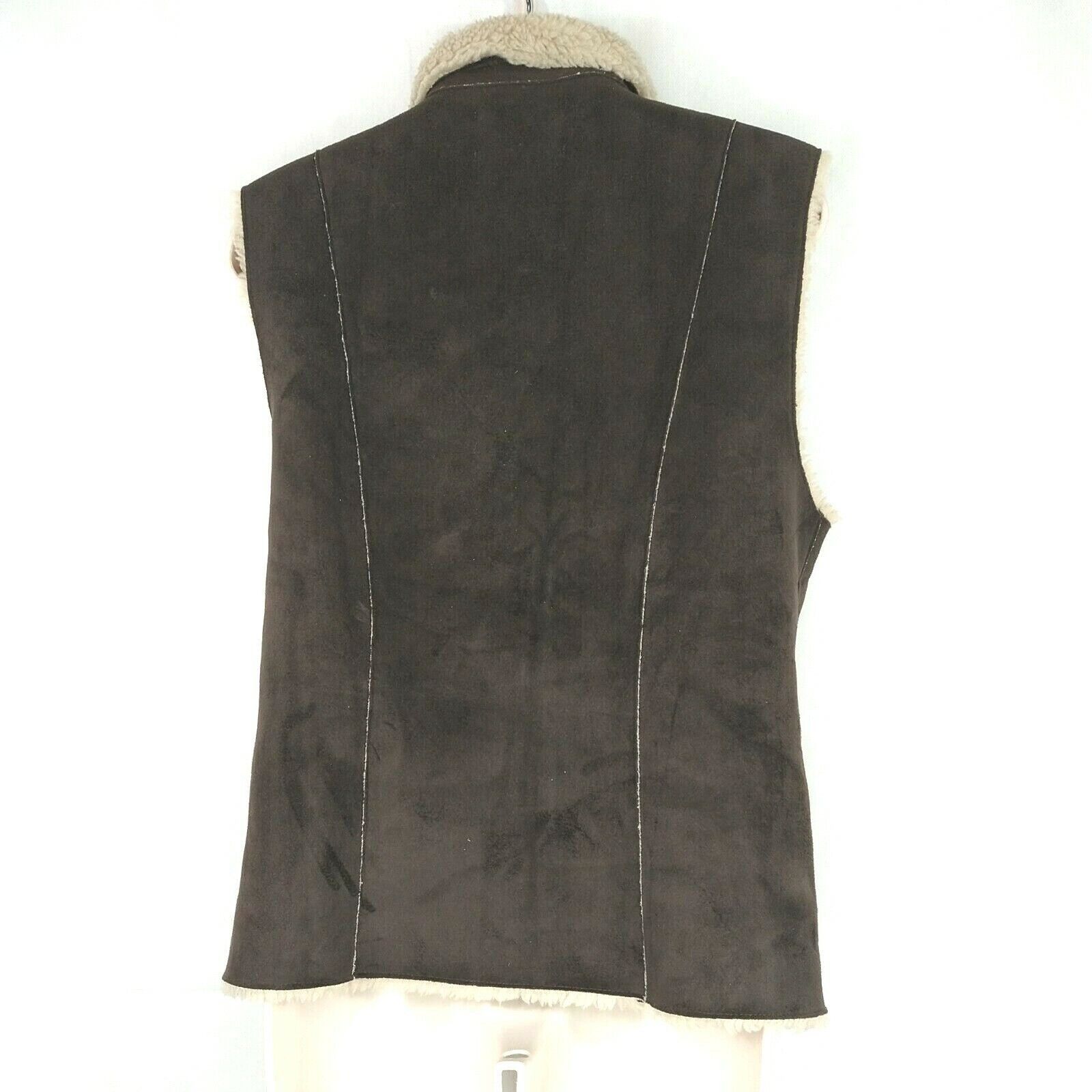 Other Velvet Graham and Spencer Zip Moto Vest Women Size M Brown Size M / US 6-8 / IT 42-44 - 5 Thumbnail