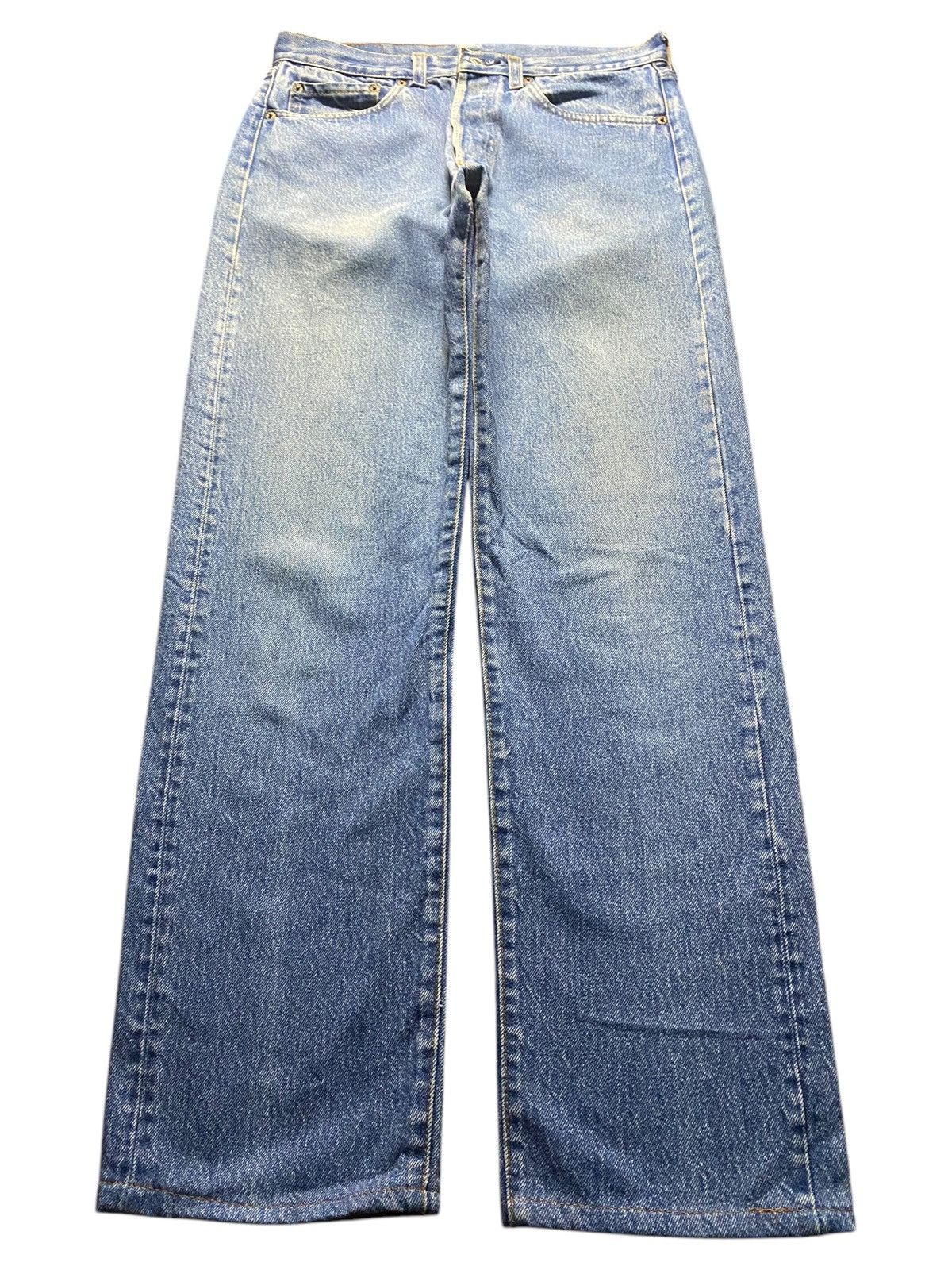 Levi's Vintage Levis 501 80’s ButtonFly 524 Blue Wash Jeans Size US 30 / EU 46 - 1 Thumbnail