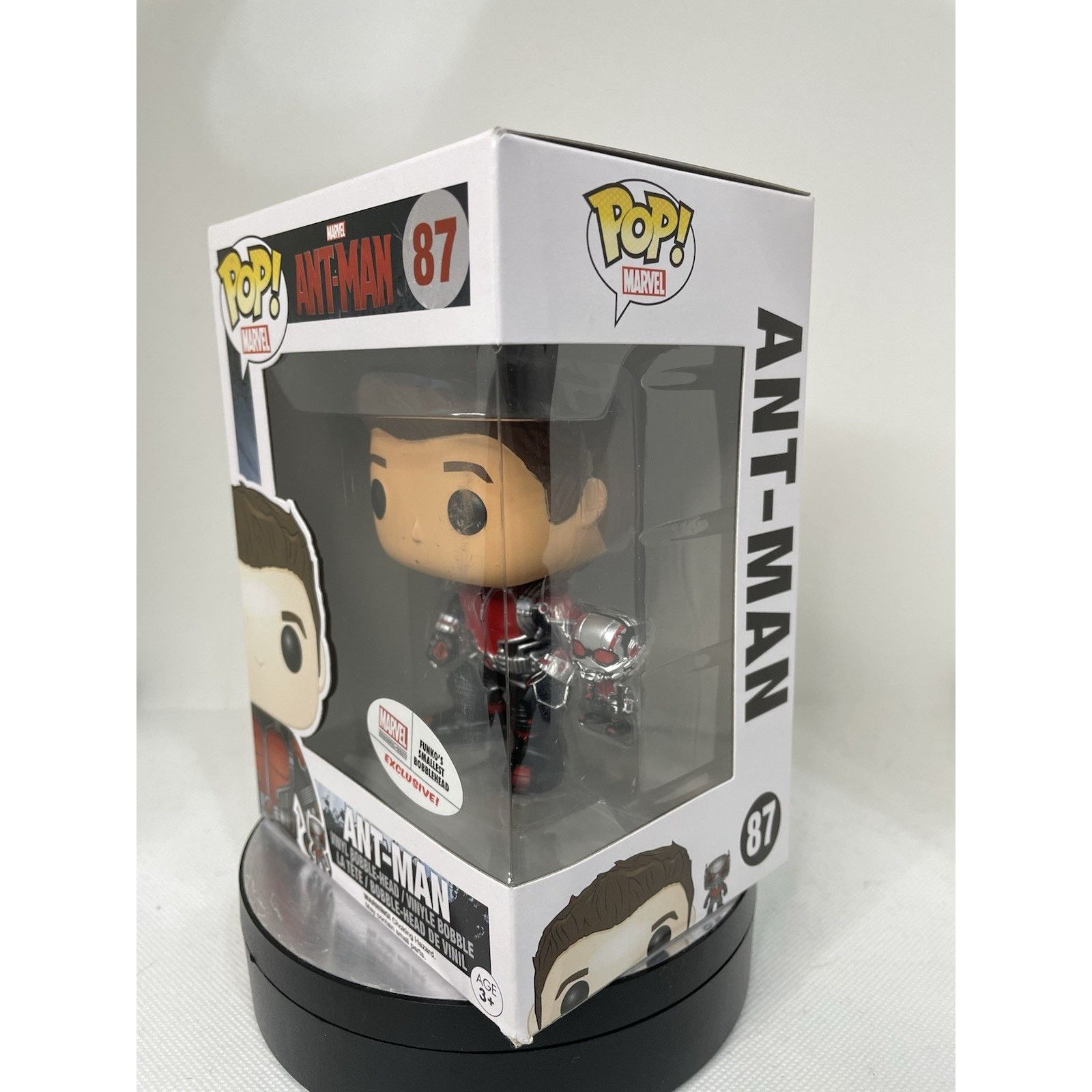 Marvel Comics Funko Pop! Ant-Man (Unmasked) #85 - With Small Ant-Man Size ONE SIZE - 2 Thumbnail