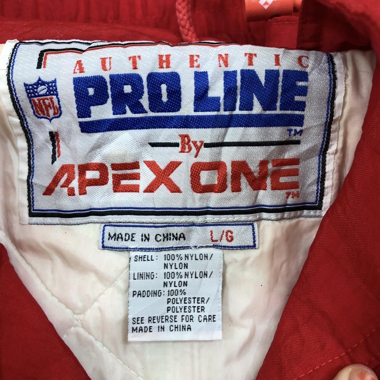 NFL Vintage SAN FRANCISCO 49ers NFL Proline Apex Distress Jacket Size US L / EU 52-54 / 3 - 5 Thumbnail