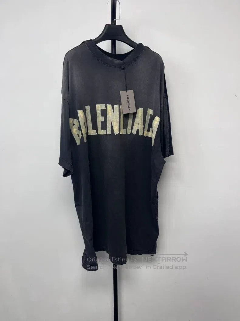 Balenciaga Balenciaga Tape 3B Two-In-One Patchwork Washed Destroyed S Size US XL / EU 56 / 4 - 1 Thumbnail