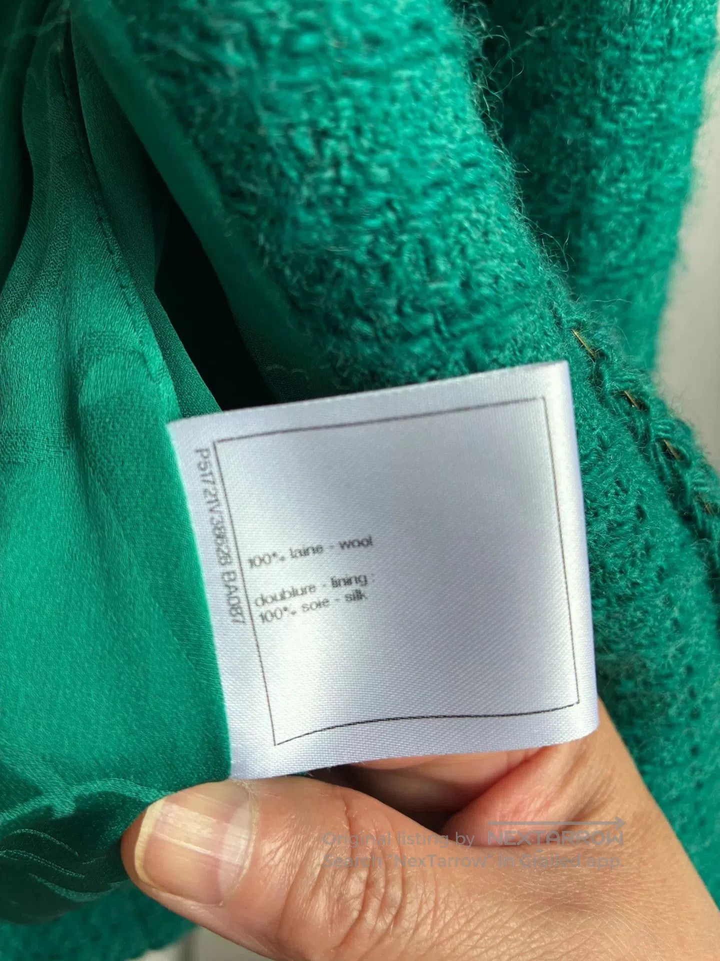 Chanel Chanel Green Chain Trim Short Jacket. Size XXS / US 00 / IT 34 - 7 Thumbnail