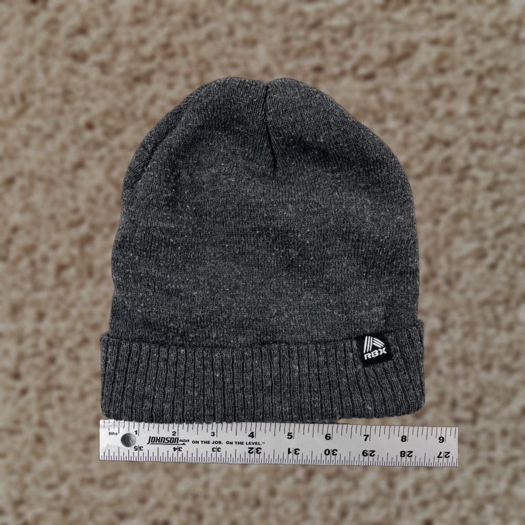 Vintage RBX Active Knit Beanie Toque Adult One Size Gray Lightweight Snow Ski Outdoors Mens Size ONE SIZE - 1 Thumbnail