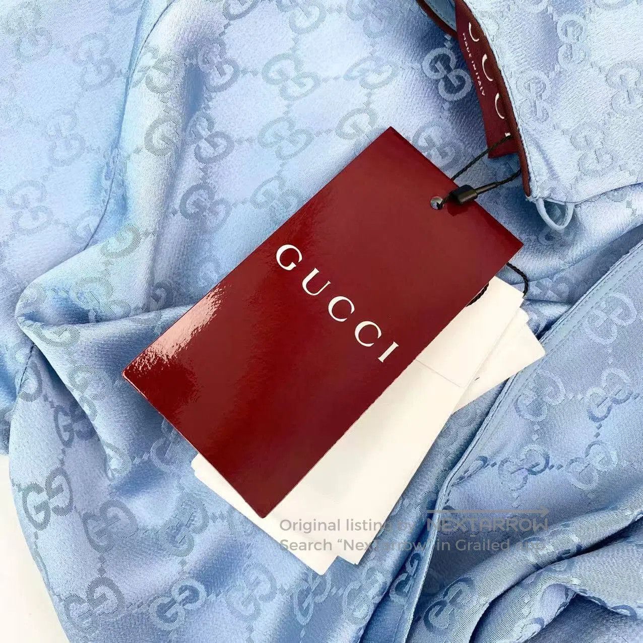 Gucci Guicci 25ss double G jacquard short sleeves| Size XS / US 0-2 / IT 36-38 - 6 Thumbnail